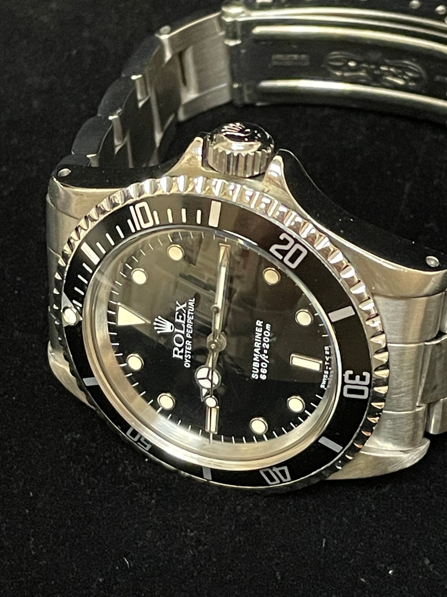 1968 Rolex Submariner No Date 5513 Black Dial SS Oyster No Papers 40mm