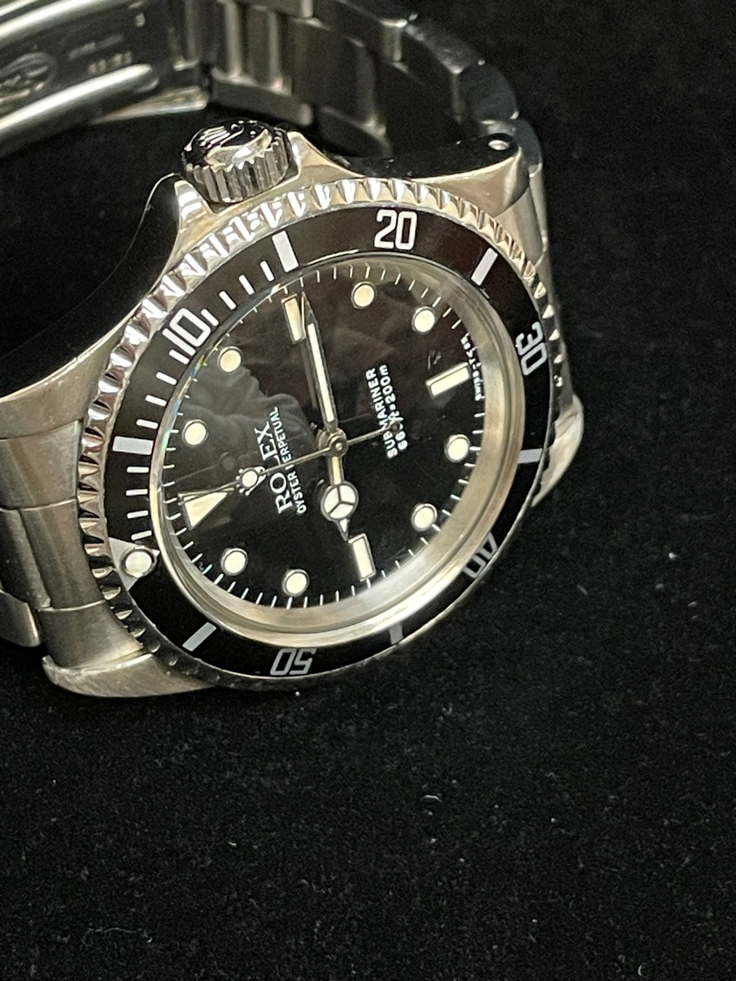 1968 Rolex Submariner No Date 5513 Black Dial SS Oyster No Papers 40mm