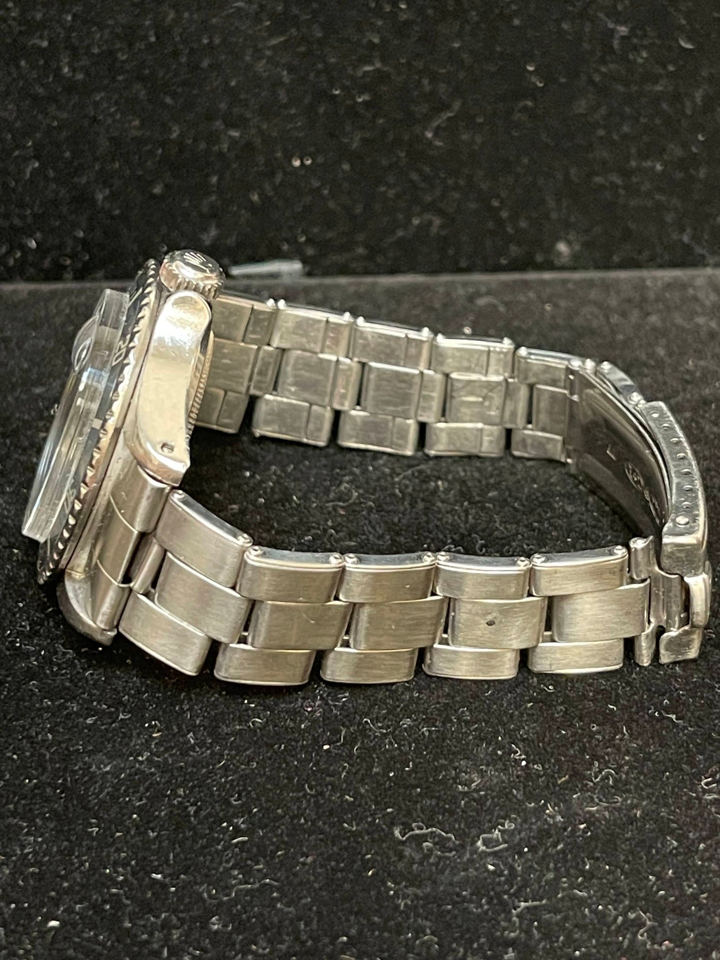 1974 Rolex Red Submariner 1680 Black Dial SS C+I Rivet Bracelet No Papers 40mm