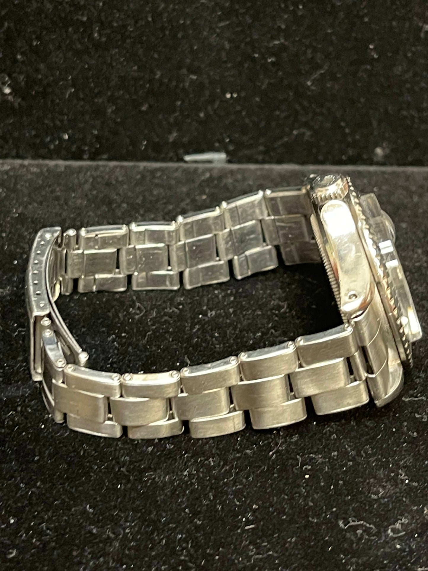 1974 Rolex Red Submariner 1680 Black Dial SS C+I Rivet Bracelet No Papers 40mm