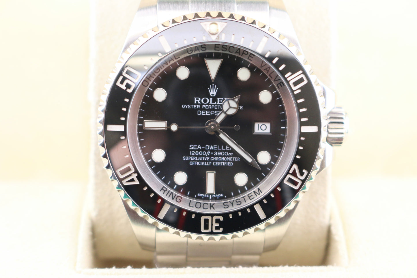 2009 Rolex Sea-Dweller Deepsea 116660 Black Dial SS Oyster No Papers 44mm