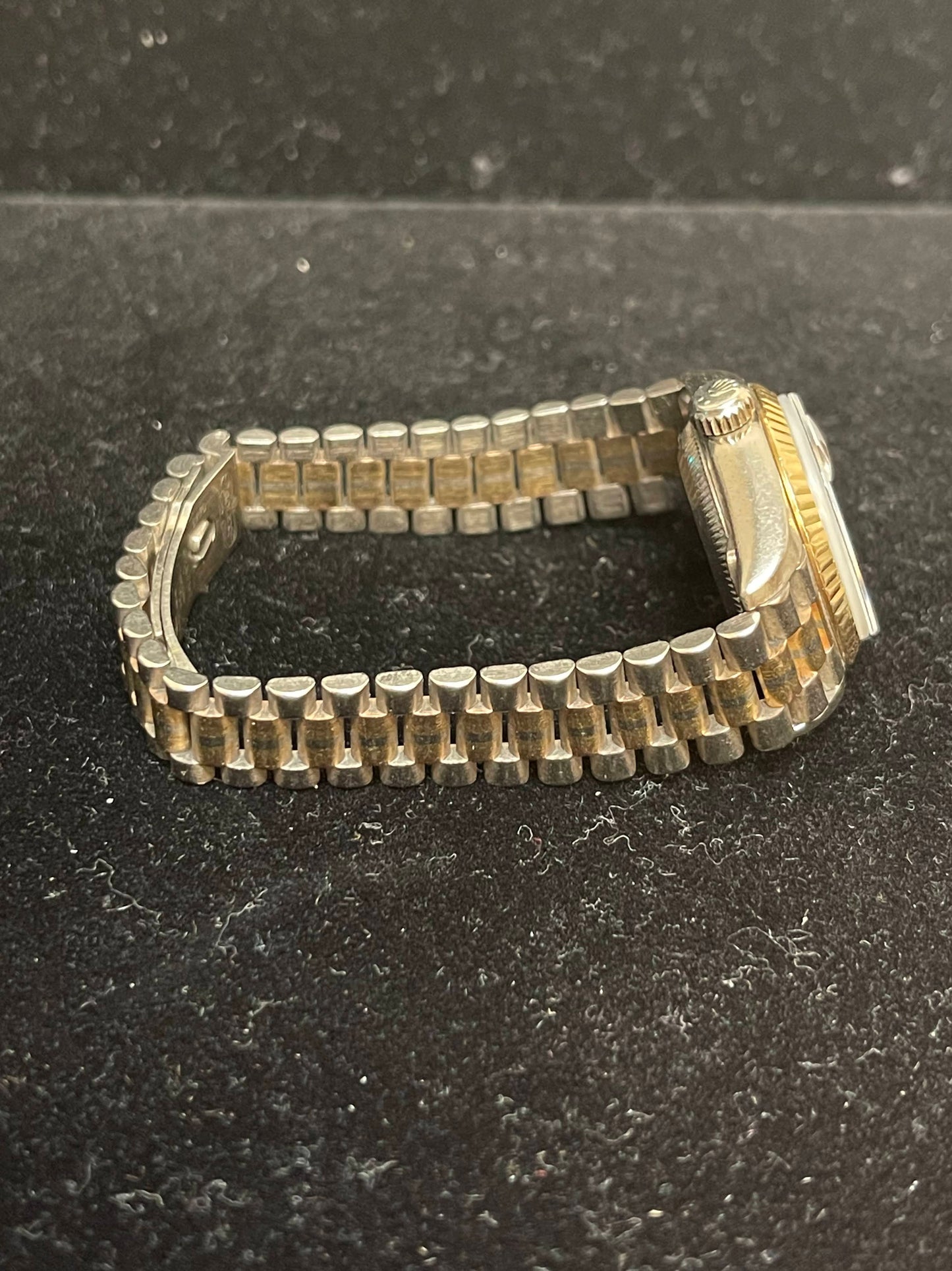 1991 Rolex Datejust 69179B Champagne Diamond Dial Tridor President No Paper 26mm