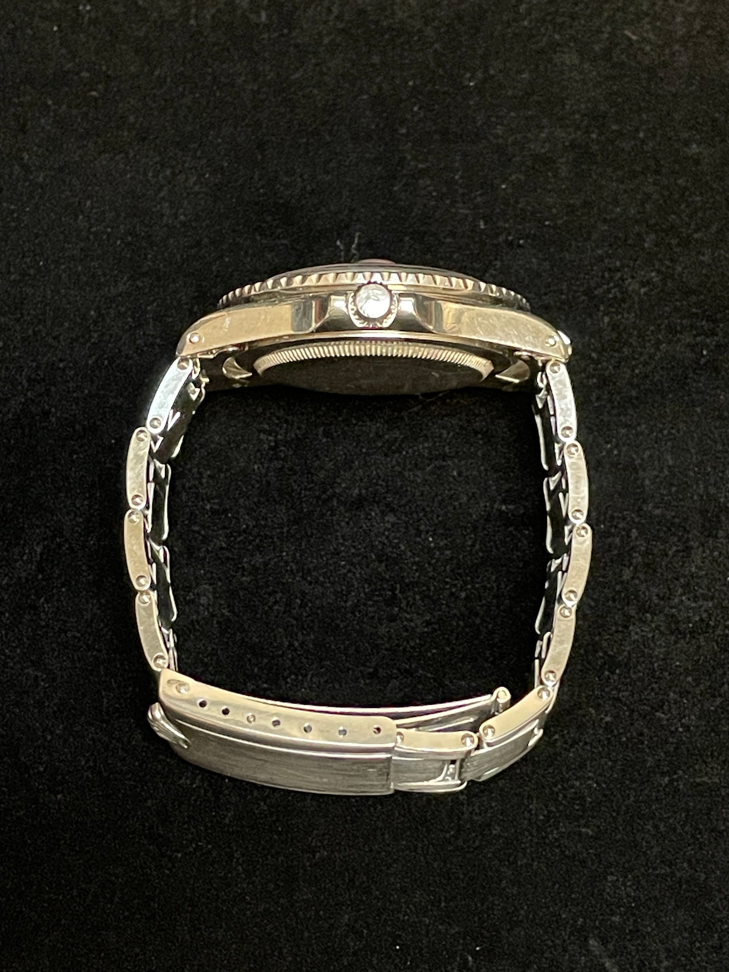 1967 Rolex GMT-Master Fuchsia 1675 Black Dial SS Rivet No Papers 40mm