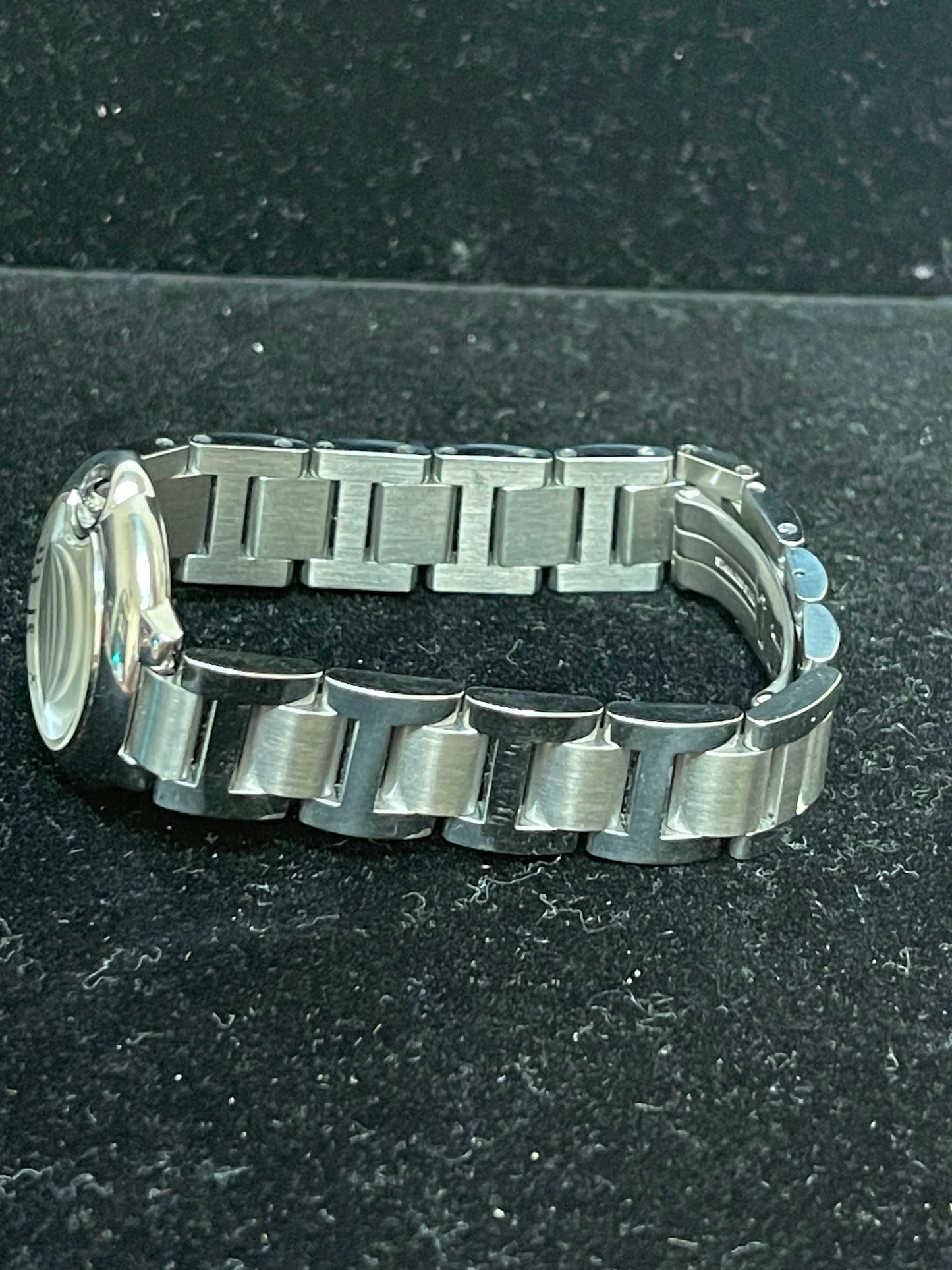 Cartier Ladies Ballon Bleu 3009 White Roman Stainless Steel No Papers 28mm