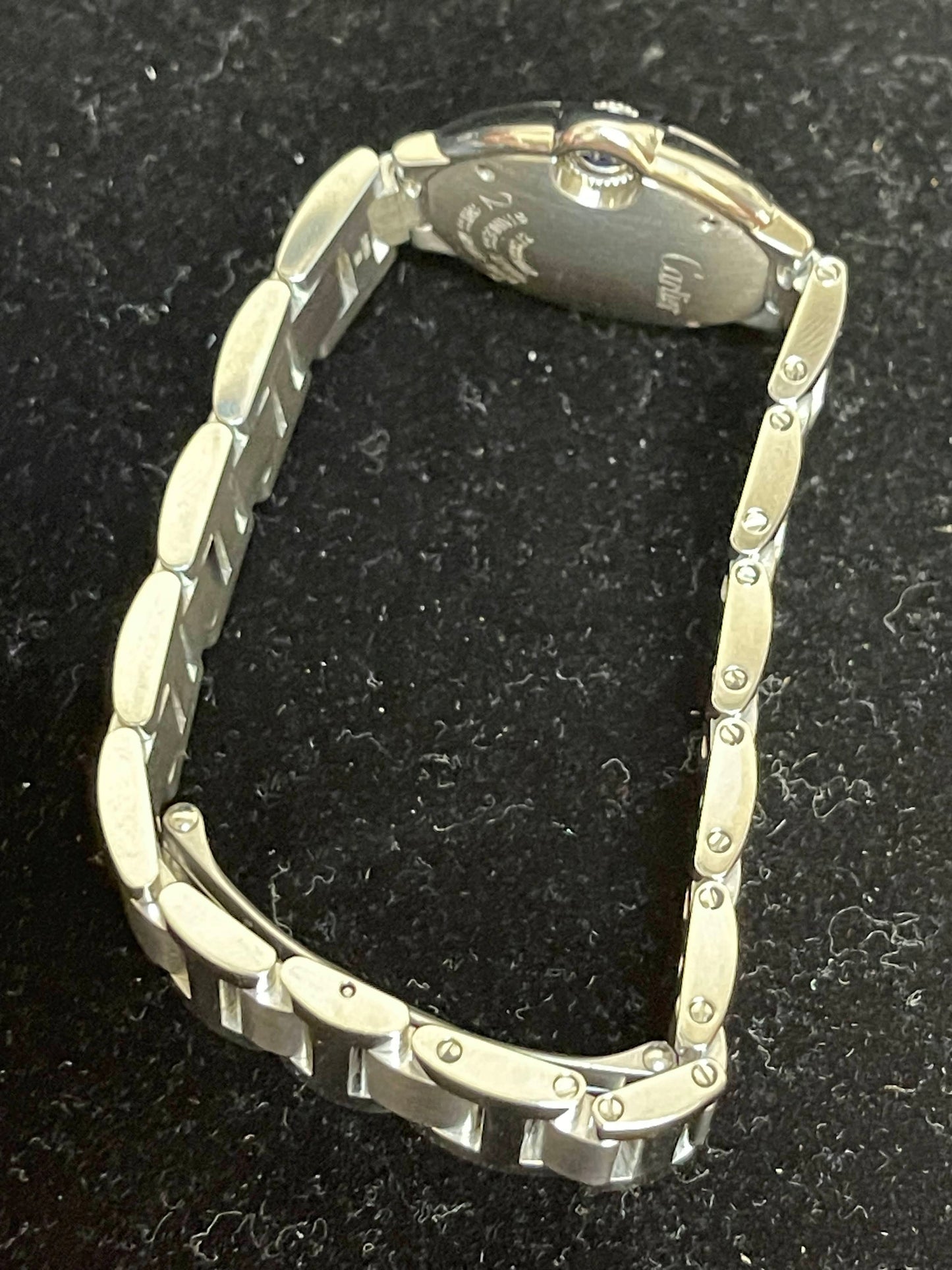Cartier Ladies Ballon Bleu 3009 White Roman Stainless Steel No Papers 28mm