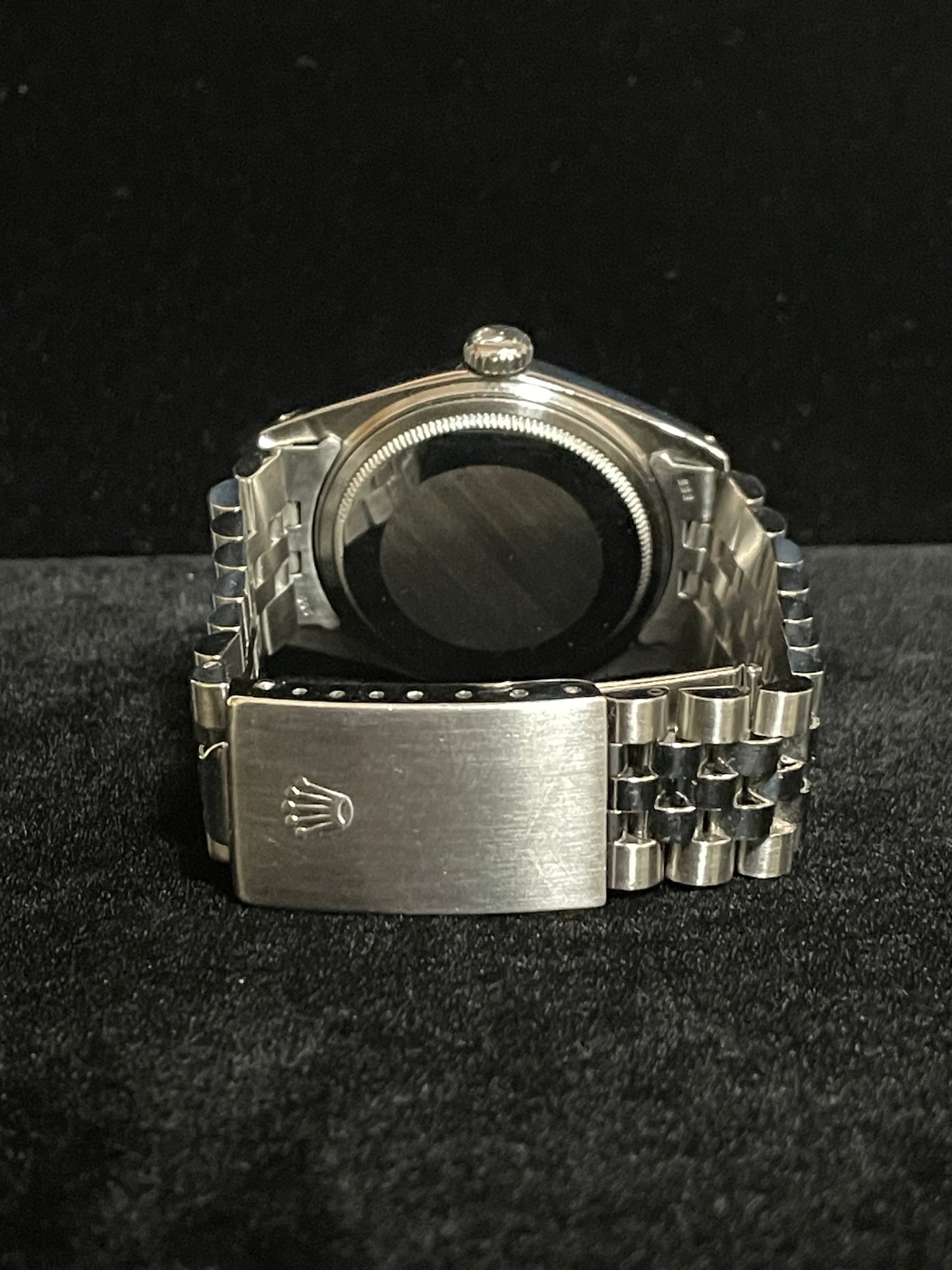 1975 Rolex Datejust 1601 Silver Dial SS Jubilee 18kt Fluted Bezel No Papers 36mm