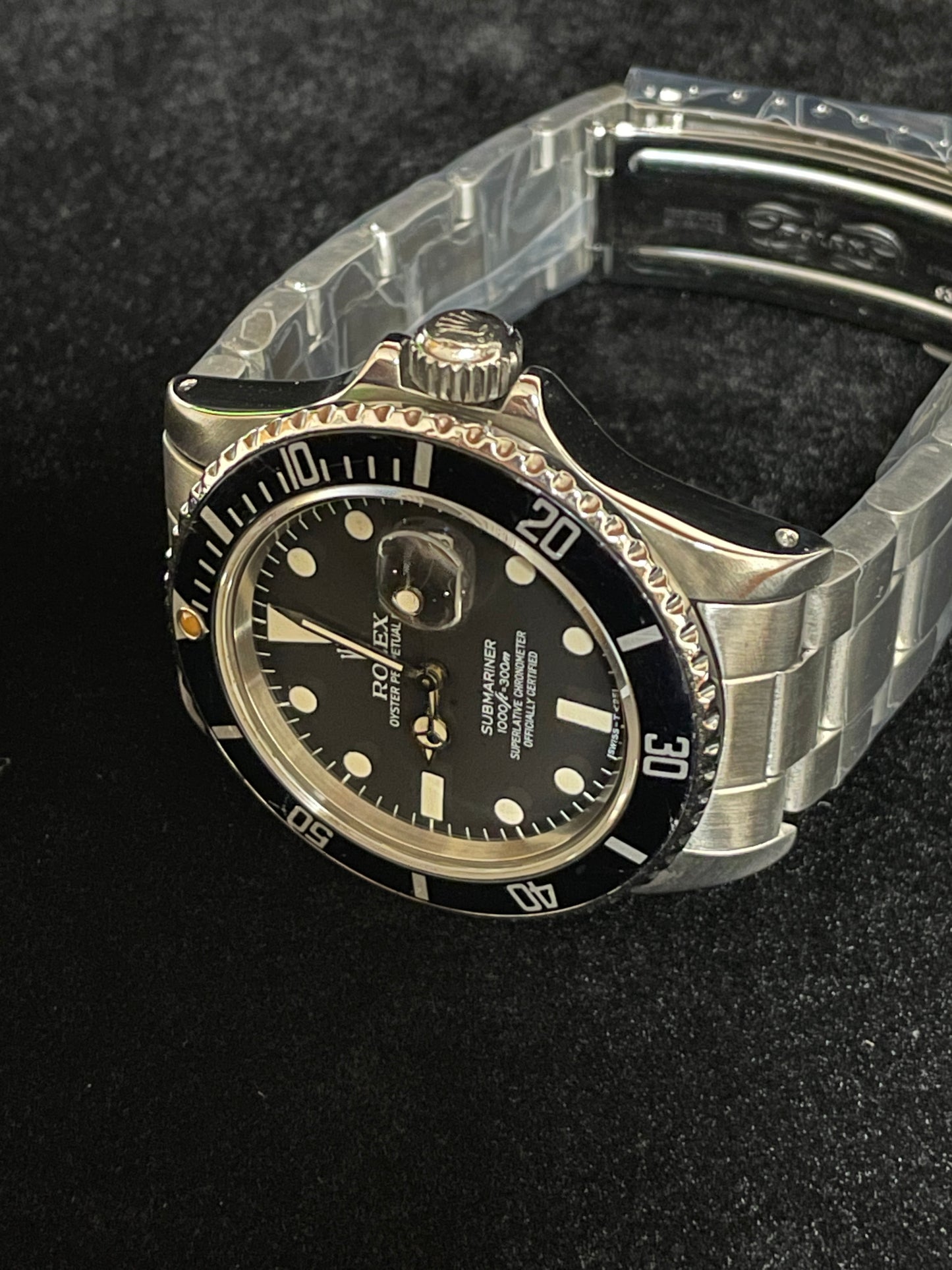 1984 Rolex Submariner Date 16800 Matte Black Dial SS Oyster No Papers 40mm