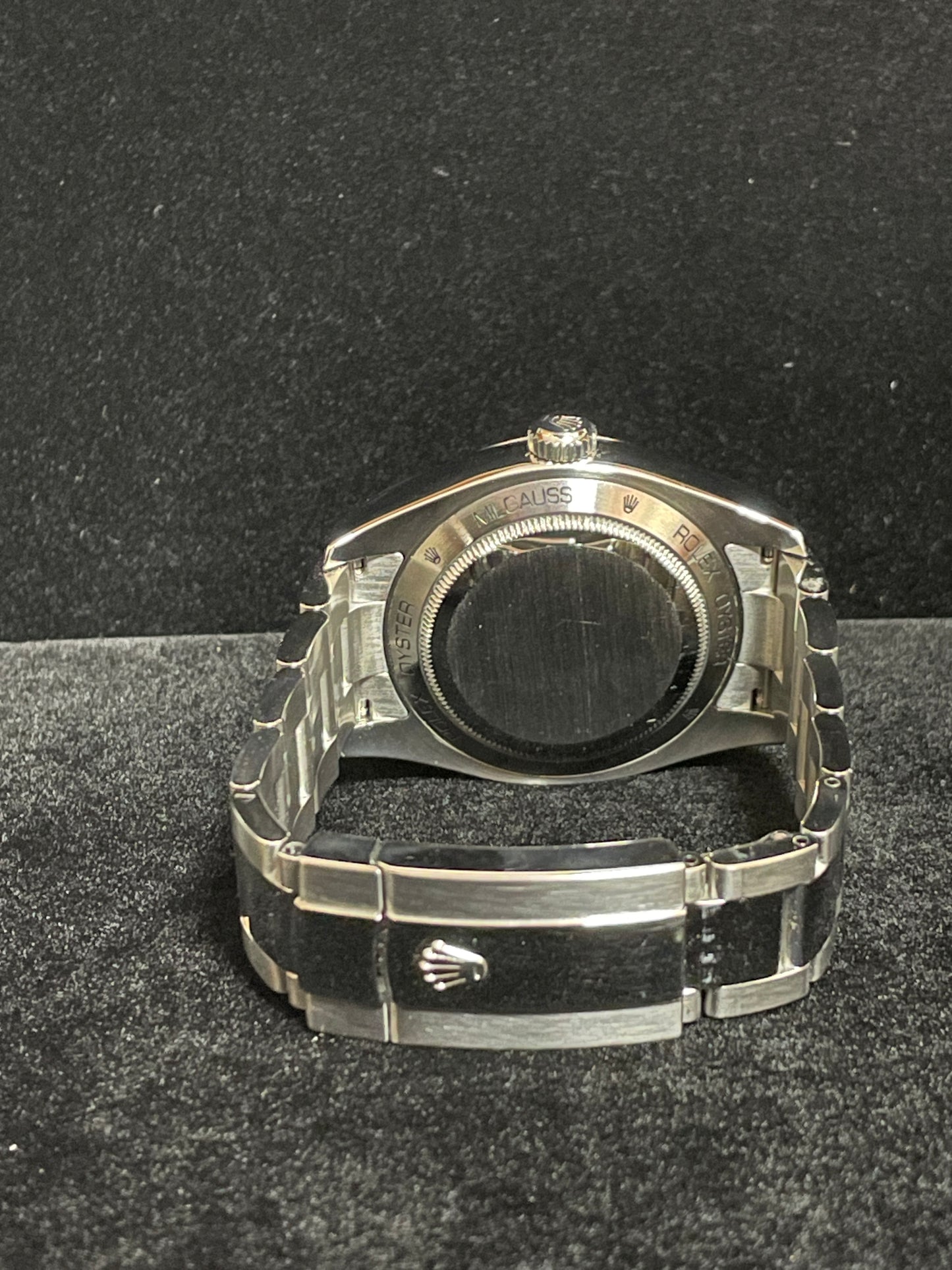 2008 Rolex Milgauss 116400GV Black Dial Green Crystal SS Oyster No Papers 40mm