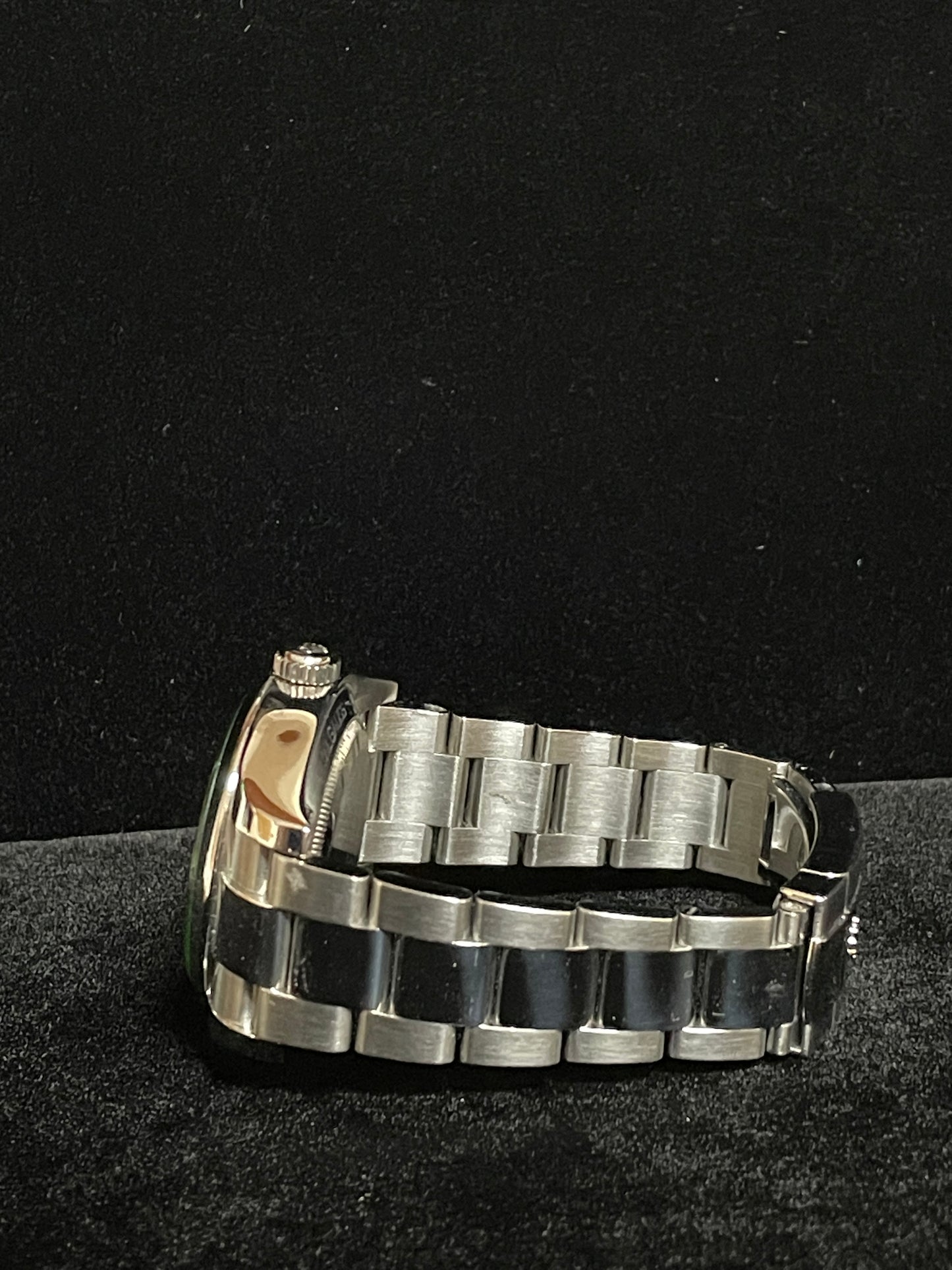 2008 Rolex Milgauss 116400GV Black Dial Green Crystal SS Oyster No Papers 40mm