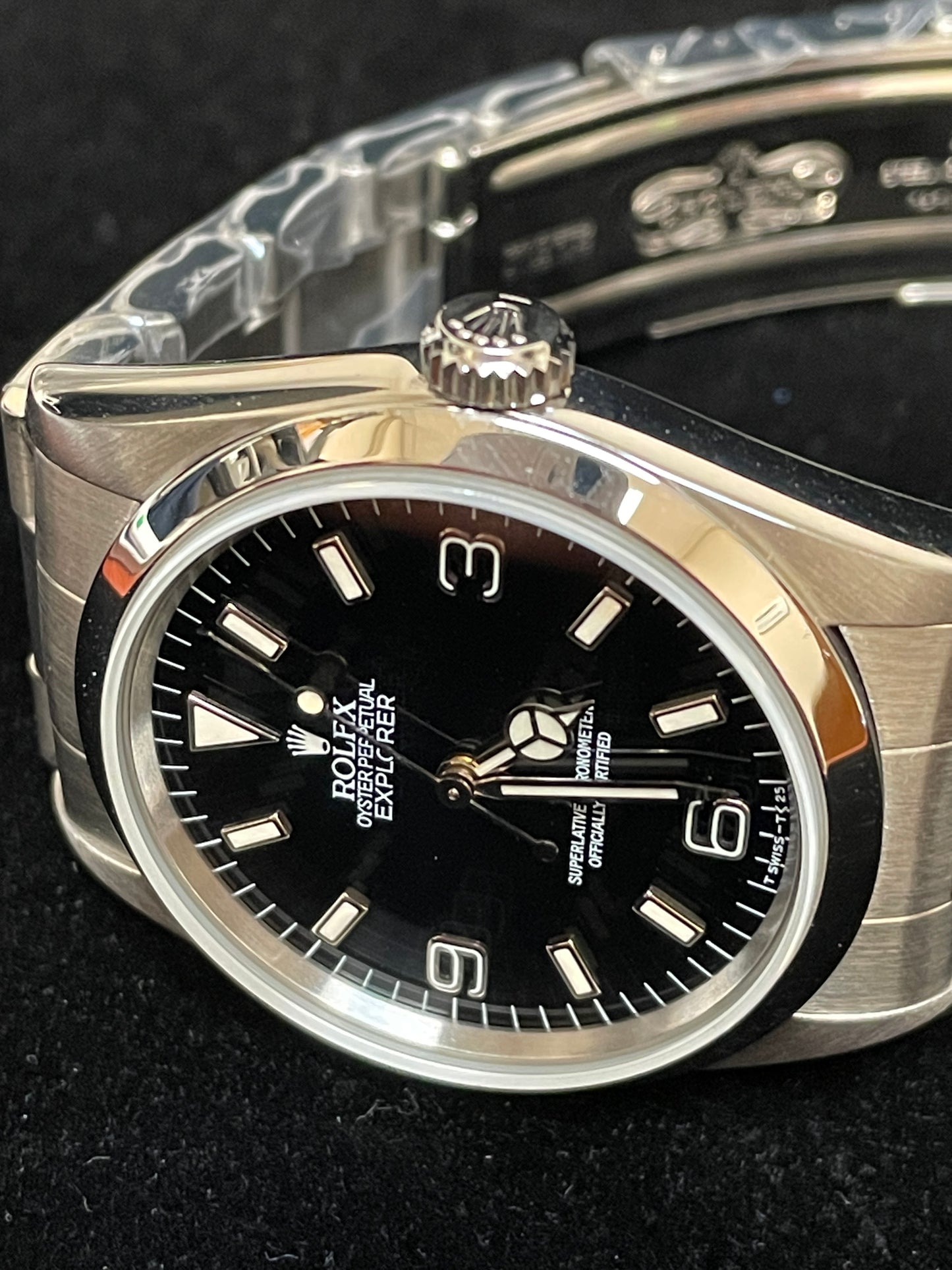 1997 Rolex Explorer 14270 Black Dial SS Oyster No Papers 36mm