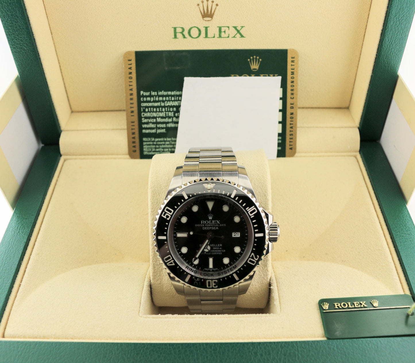 2011 Rolex Deepsea Sea Dweller 116660 Black Dial SS Oyster With Papers 44mm