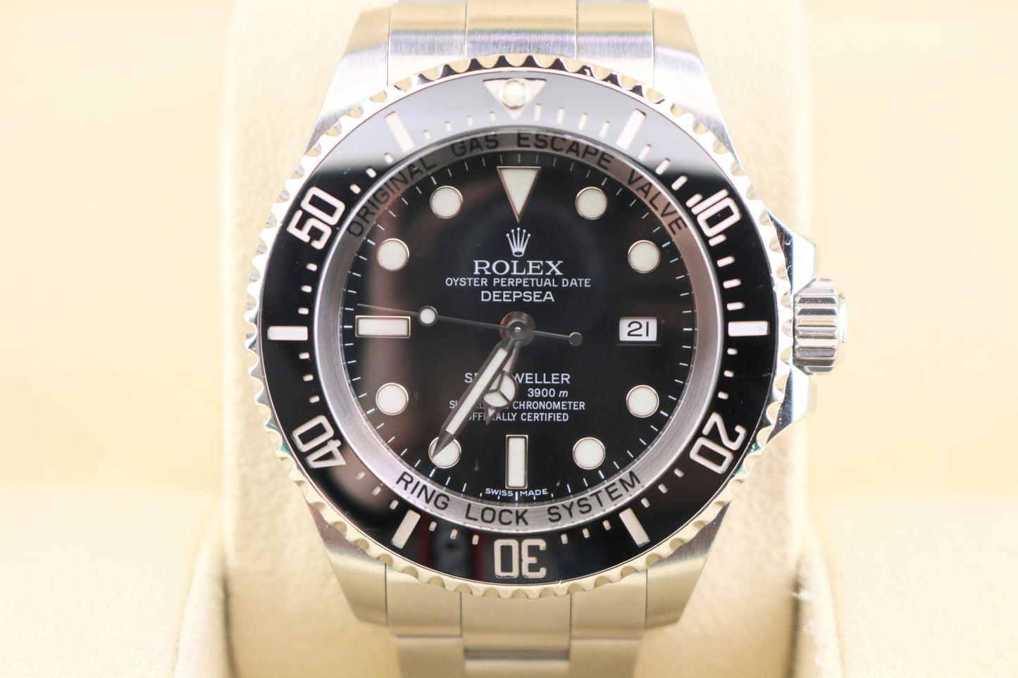 2011 Rolex Deepsea Sea Dweller 116660 Black Dial SS Oyster With Papers 44mm
