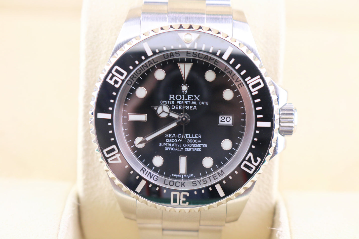 2010 Rolex Deepsea Sea-Dweller 116660 Black Dial SS Oyster With Papers 44mm
