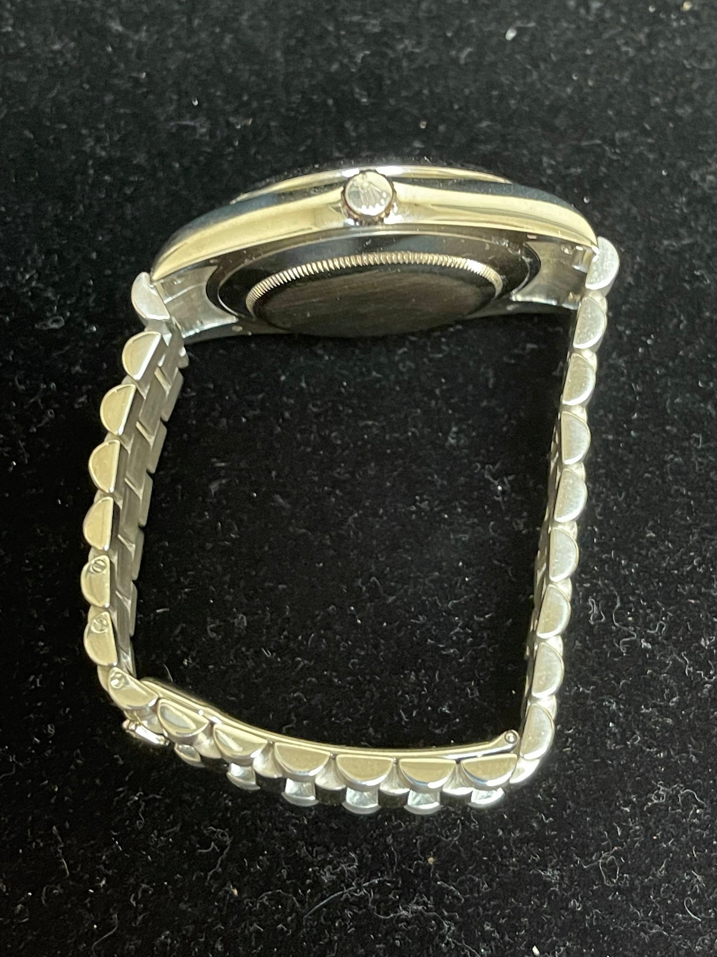 2009 Rolex Day-Date 218239 Silver Diamond Dial White Gold Bracelet No Papers 41m