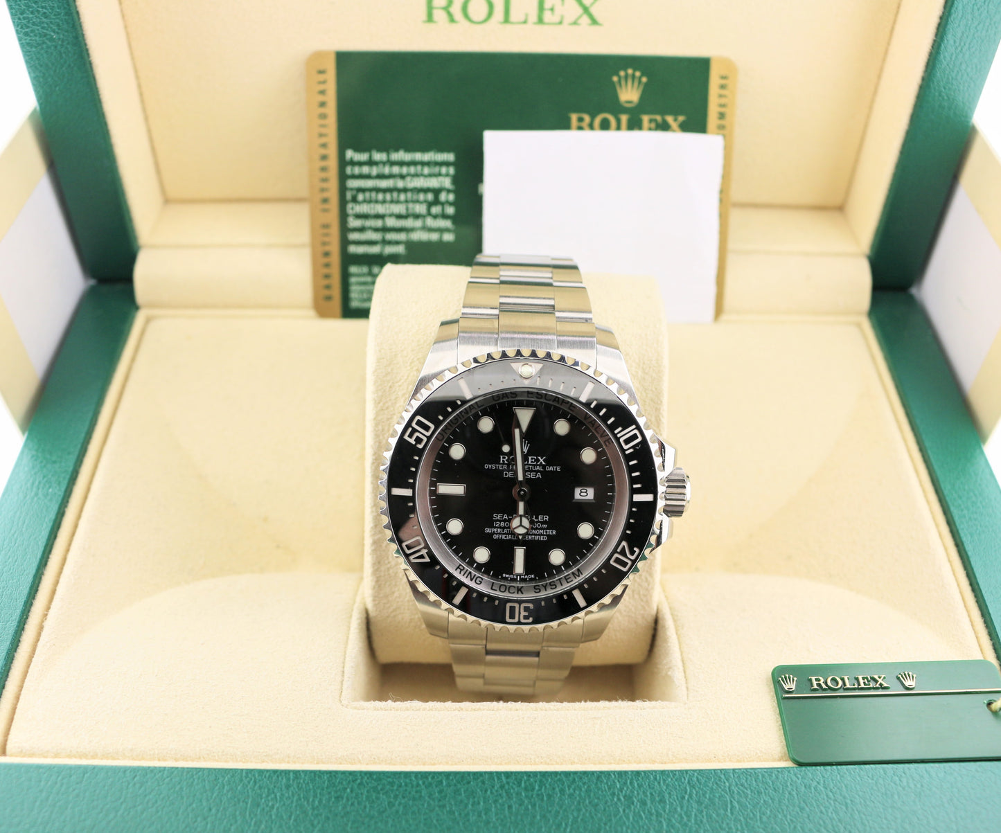 OHA 2010 Rolex Deepsea Sea Dweller 116660 Black Dial SS Oyster With Papers 44mm
