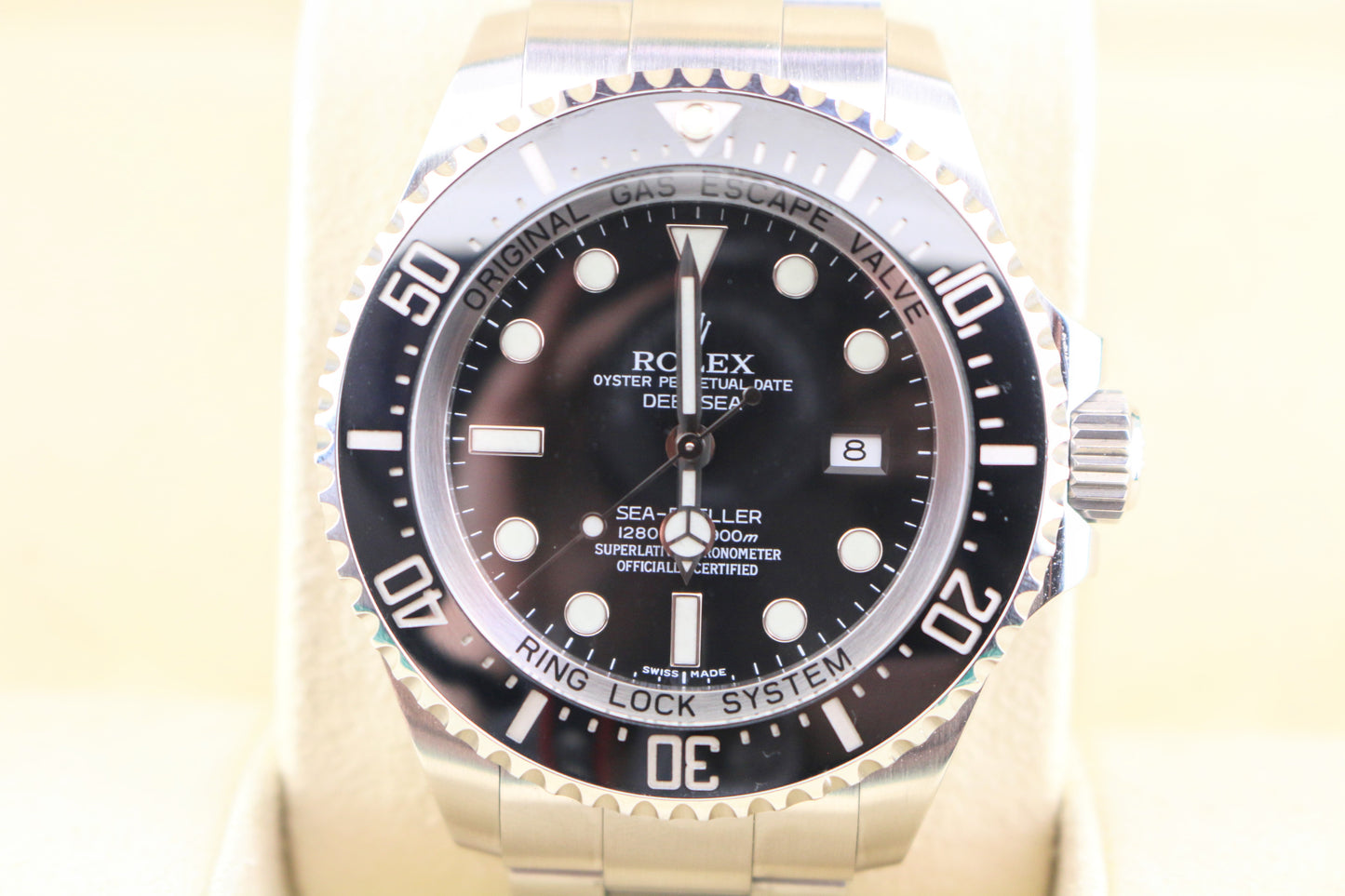 OHA 2010 Rolex Deepsea Sea Dweller 116660 Black Dial SS Oyster With Papers 44mm