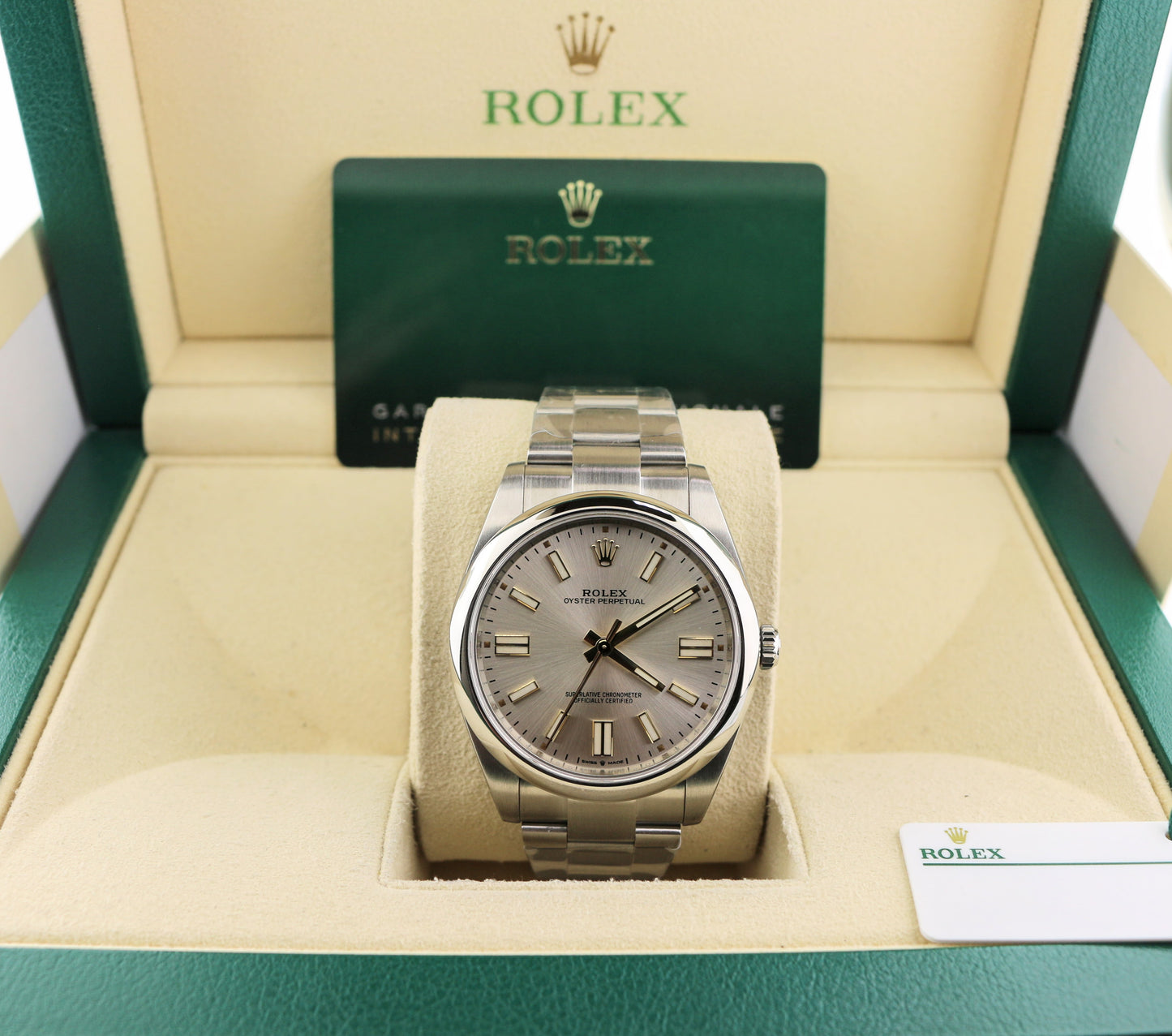 2023 Rolex Oyster Perpetual 124300 Silver Dial SS Oyster With Papers 41mm