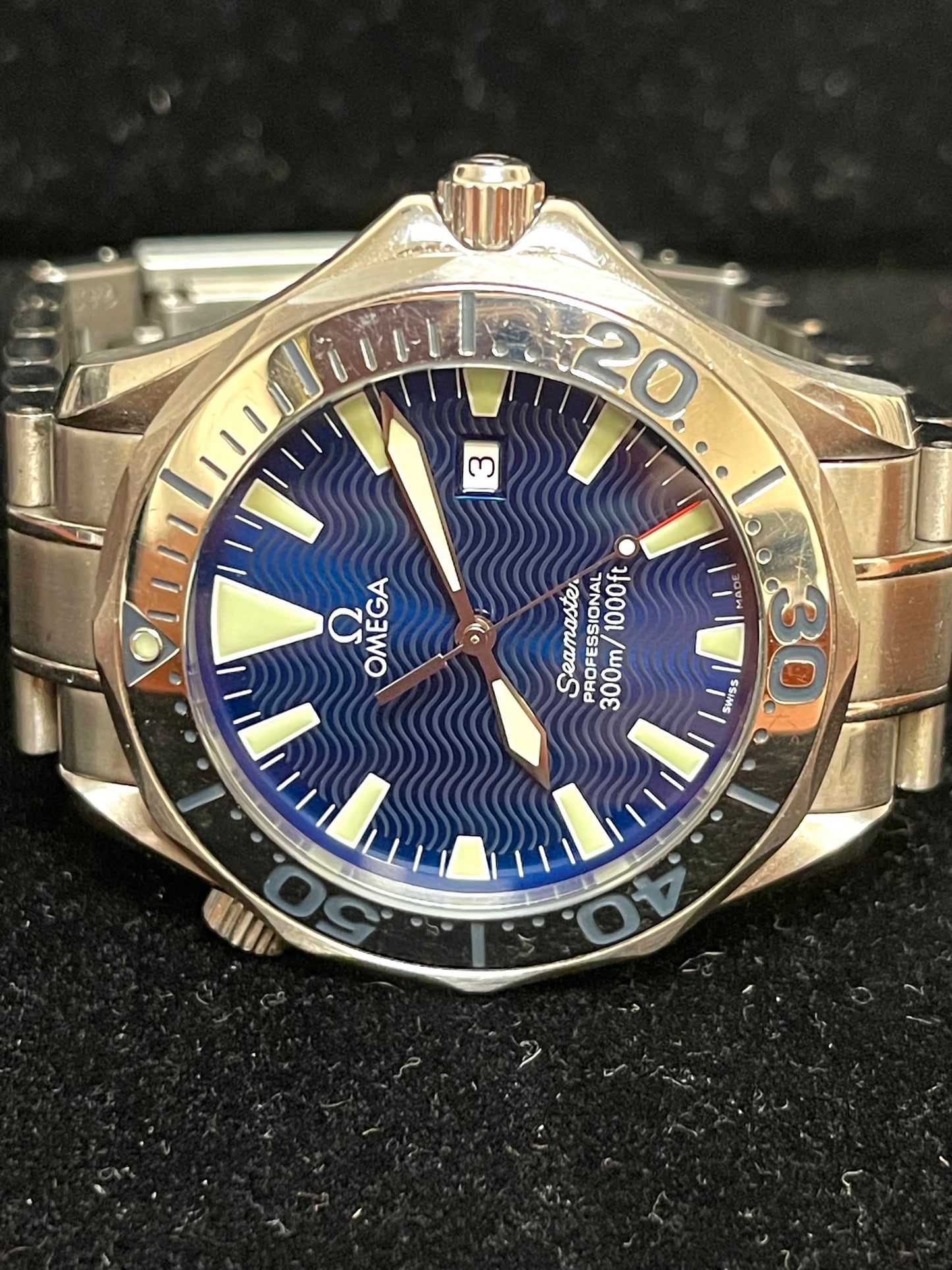 OMEGA Seamaster Professional 2265.80 Large Blue Dial Quartz SS No Papers 41mm