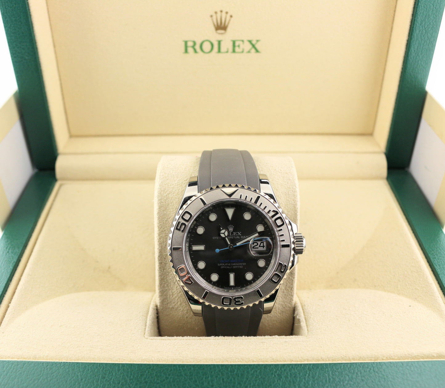 2021 Rolex Yacht-Master 126622 Rhodium Dial Everest Rubber Strap No Papers 40mm