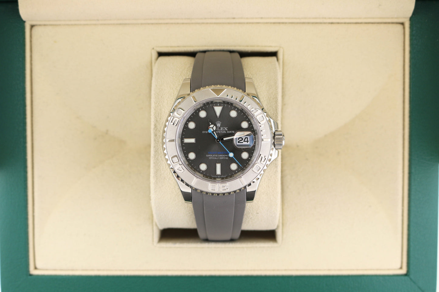 2021 Rolex Yacht-Master 126622 Rhodium Dial Everest Rubber Strap No Papers 40mm