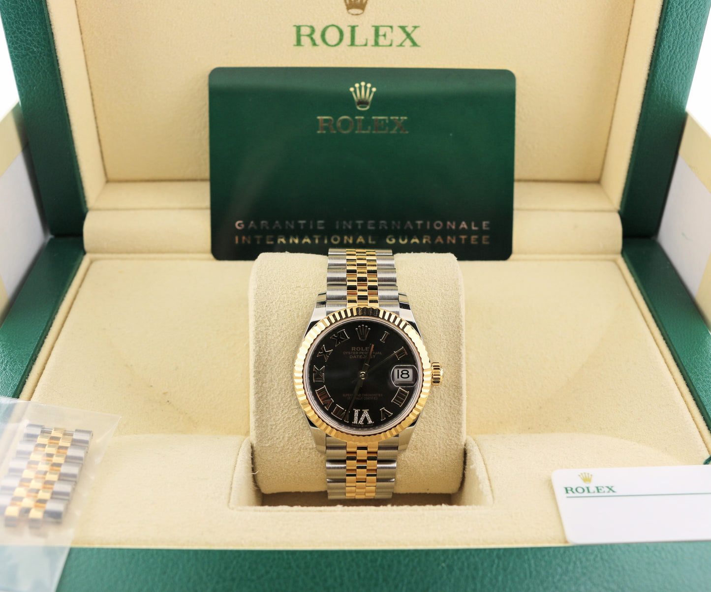 Unworn 2025 Rolex Datejust 278273 Rhodium Diamond VI Dial TT Jubilee B+P 31mm