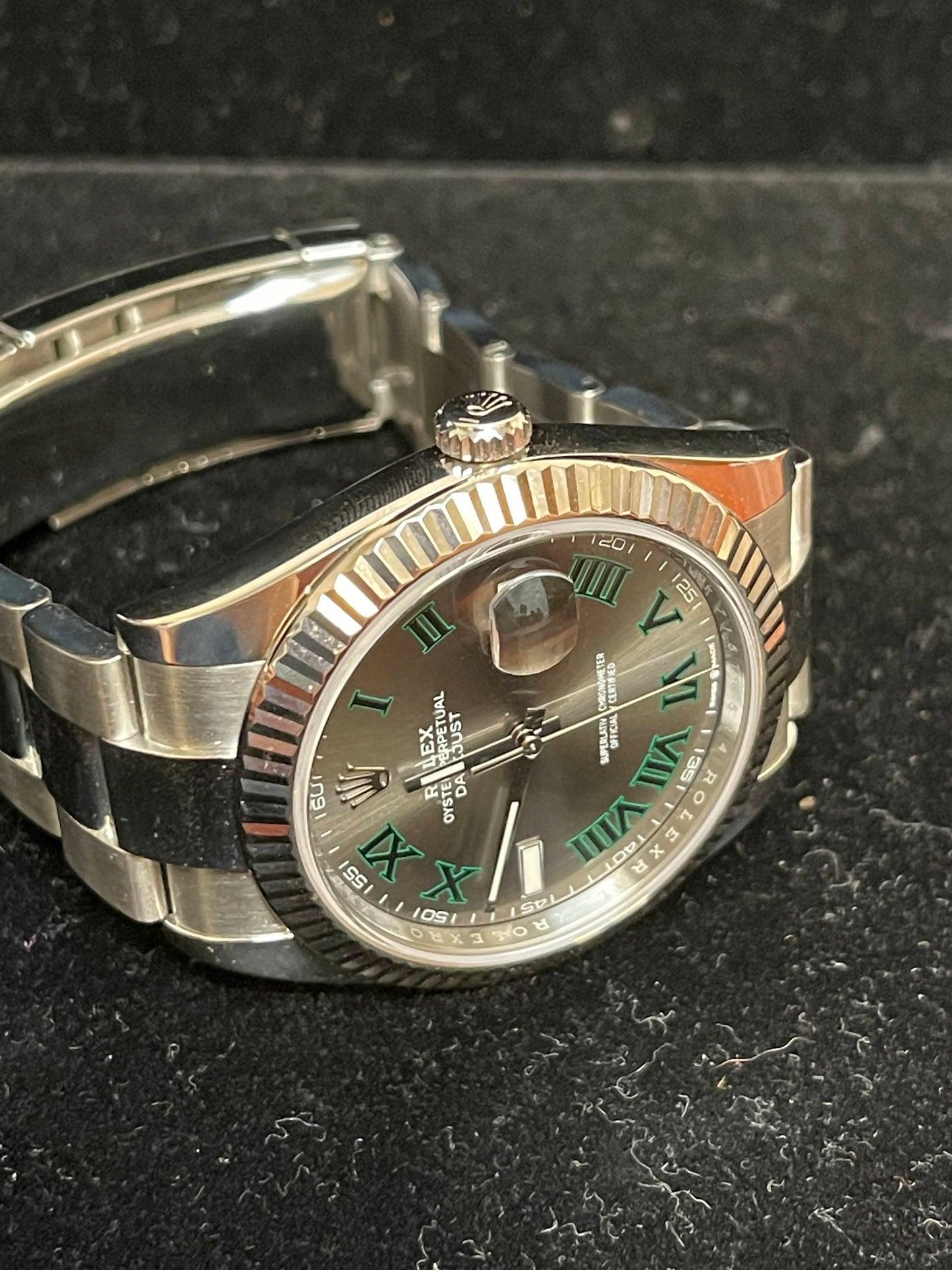 2021 Rolex Datejust 126334 Wimbledon Dial SS Oyster No Papers 41mm