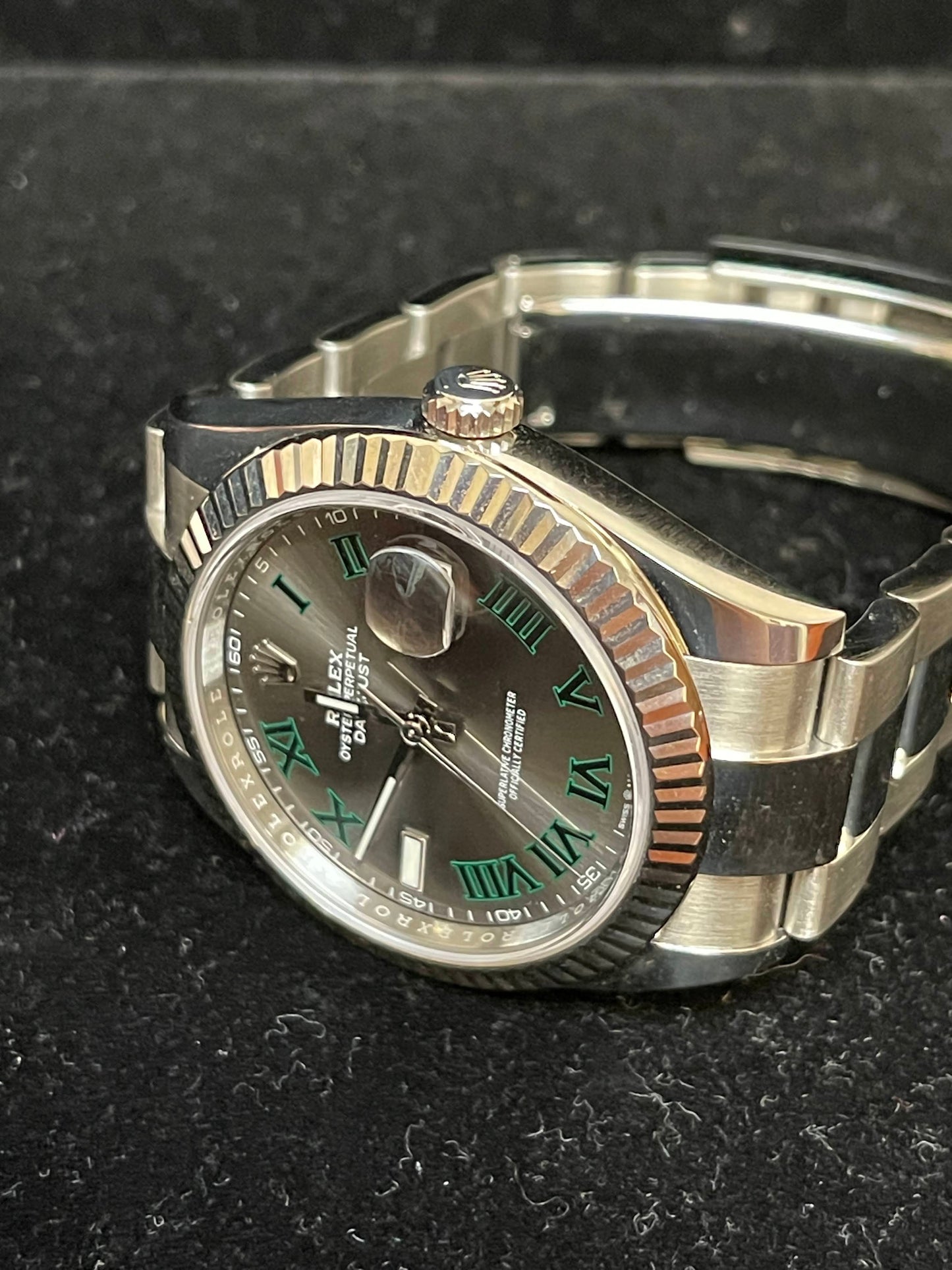 2021 Rolex Datejust 126334 Wimbledon Dial SS Oyster No Papers 41mm