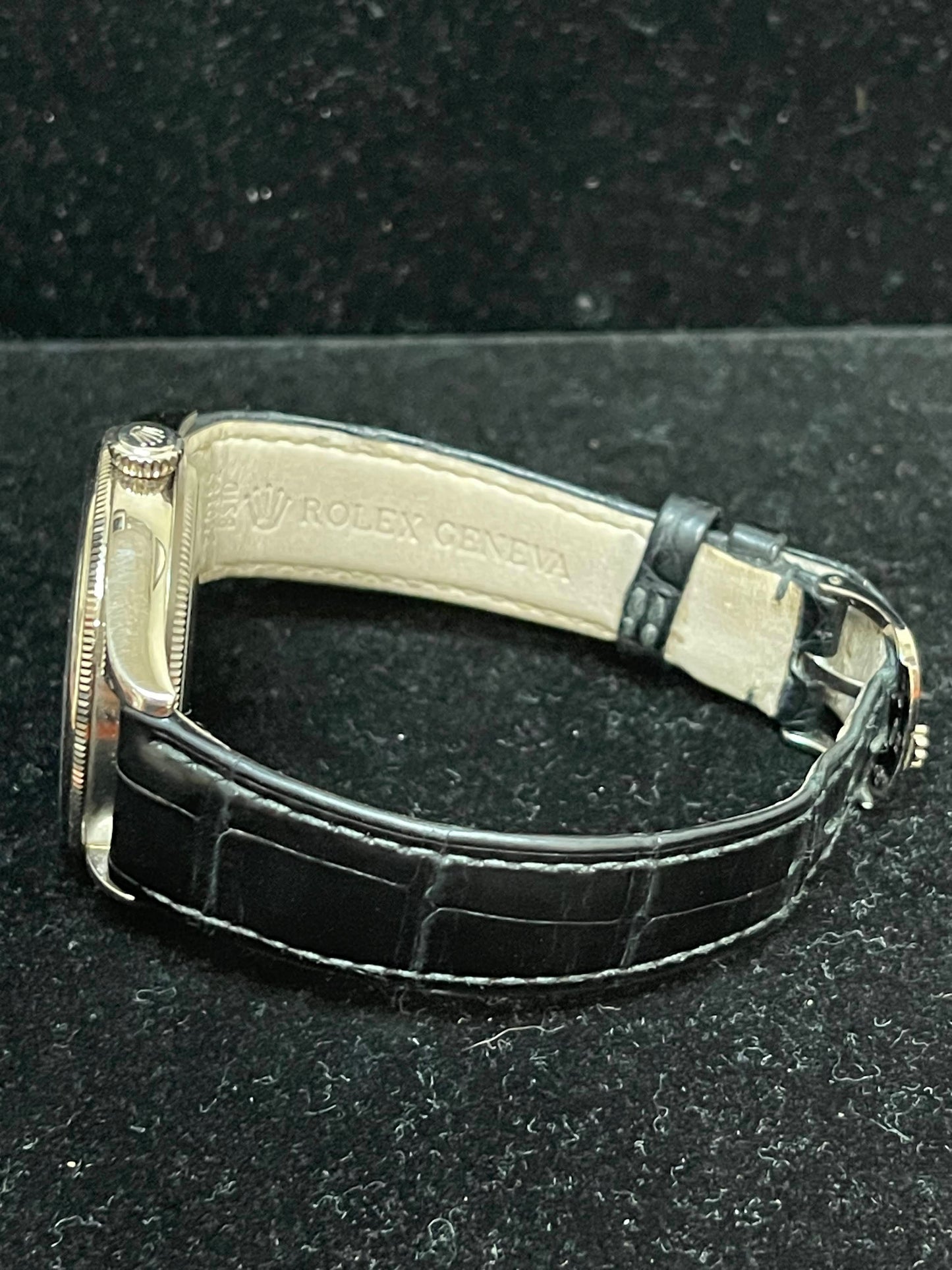 2019 Rolex Cellini 50509 Black Dial White Gold 18kt No Papers 39mm