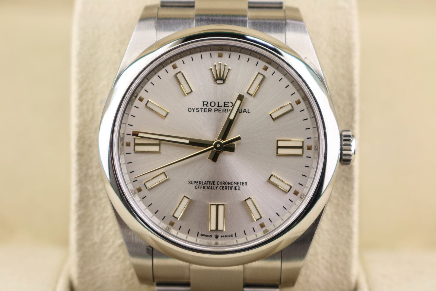 2023 Rolex Oyster Perpetual 124300 Silver Dial SS Oyster No Papers 41mm