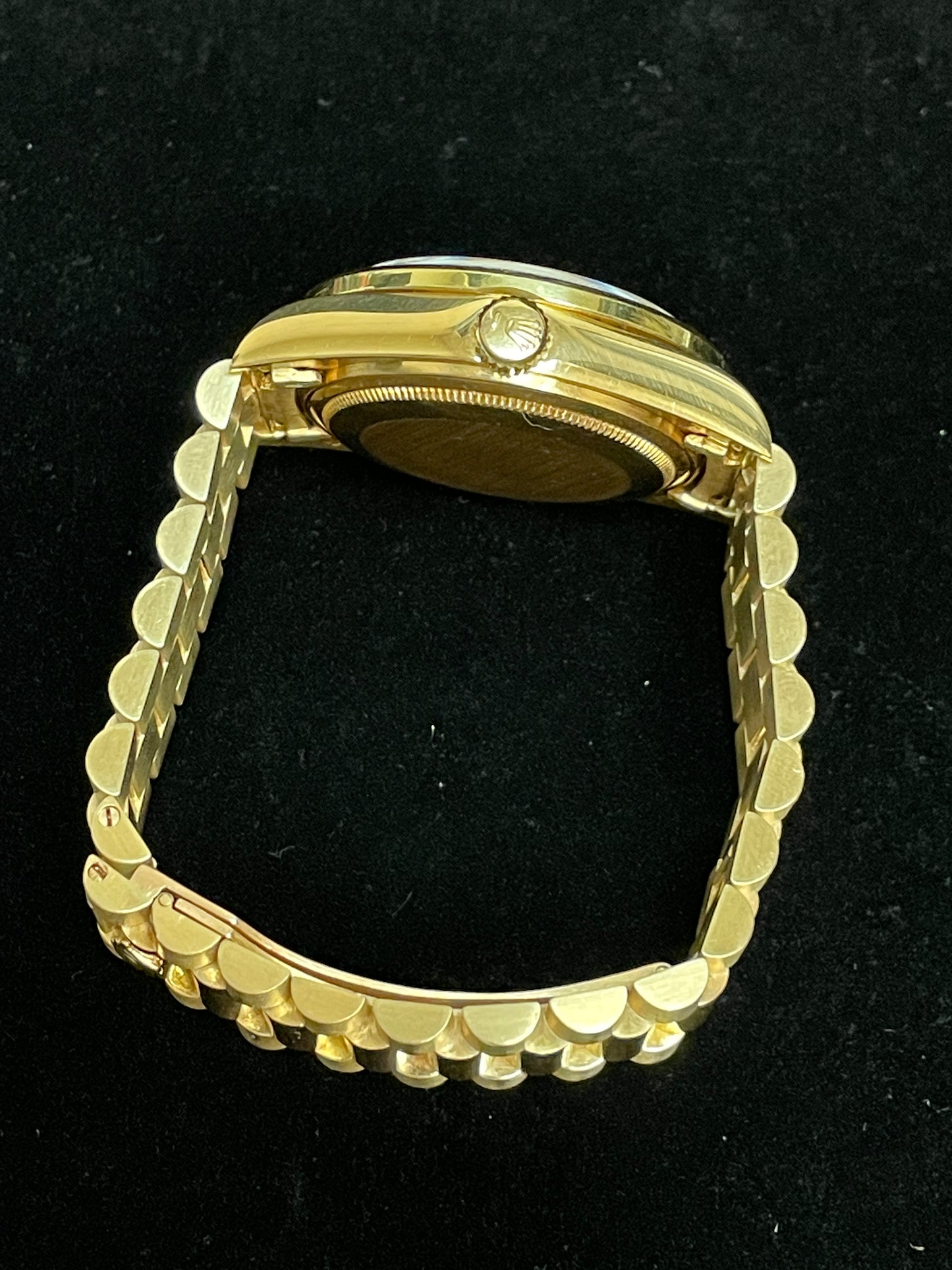 1979 Rolex Day-date 18038 French Champagne Diamond Bezel 18kt President 36mm