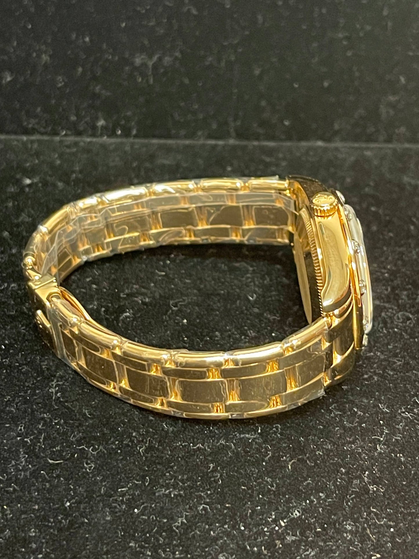 2010 Rolex Datejust 81318 Factory Gold Dust Dream MOP Pearlmaster W/Papers 34mm