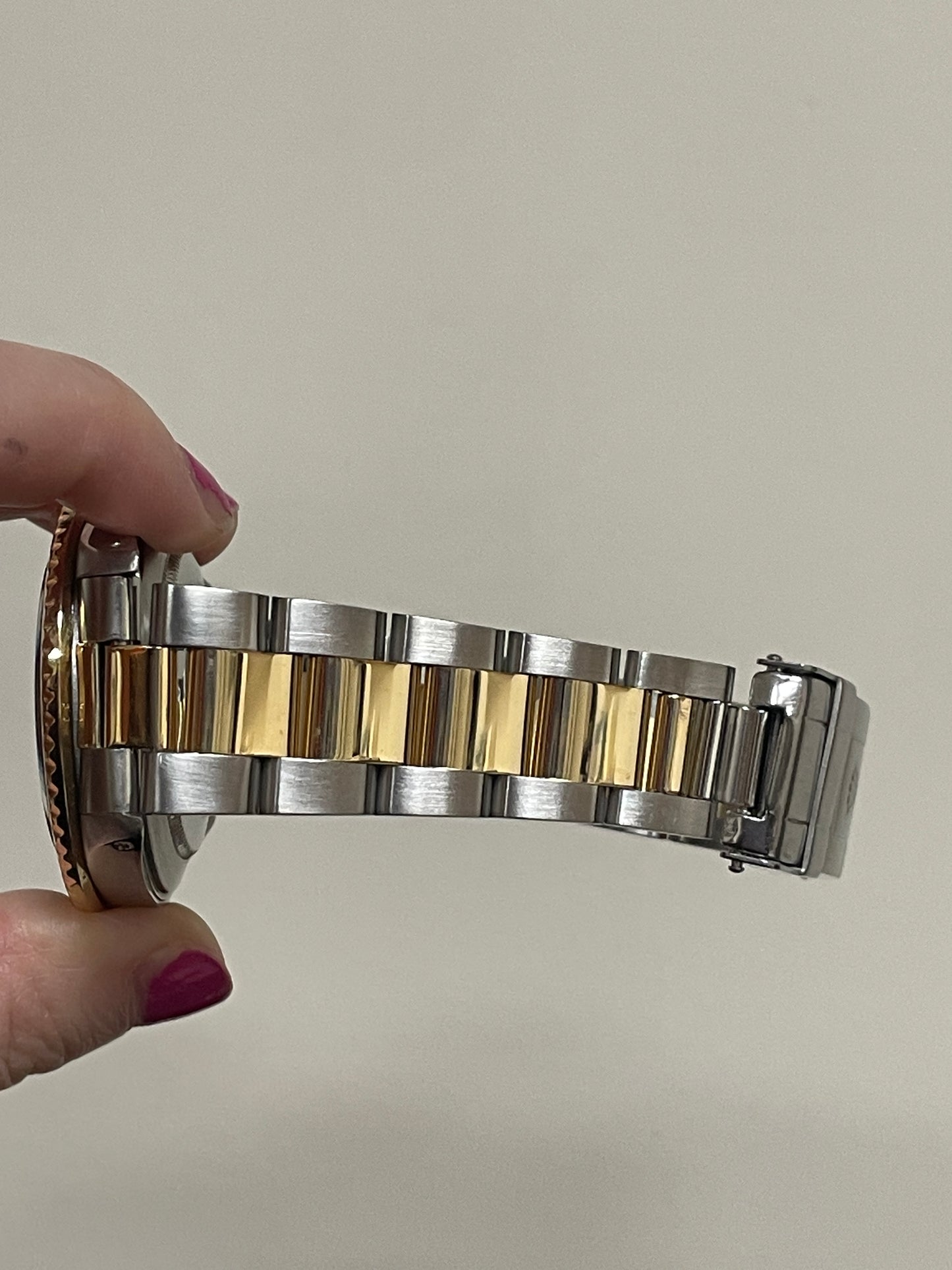 1985 Rolex Submariner Date 16803 Black Dial TT 18kt Oyster No Papers 40mm