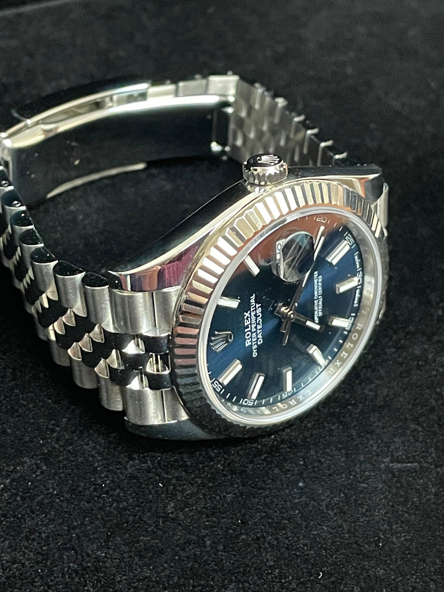 2018 Rolex Datejust 126334 Blue Dial SS Jubilee With Papers 41mm