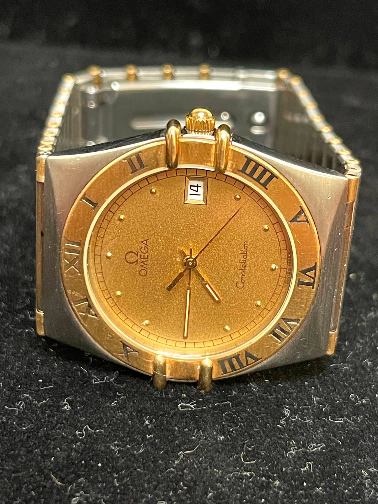 Omega Constellation 398.0876 Champagne Dial TT Bracelet No Papers 34mm