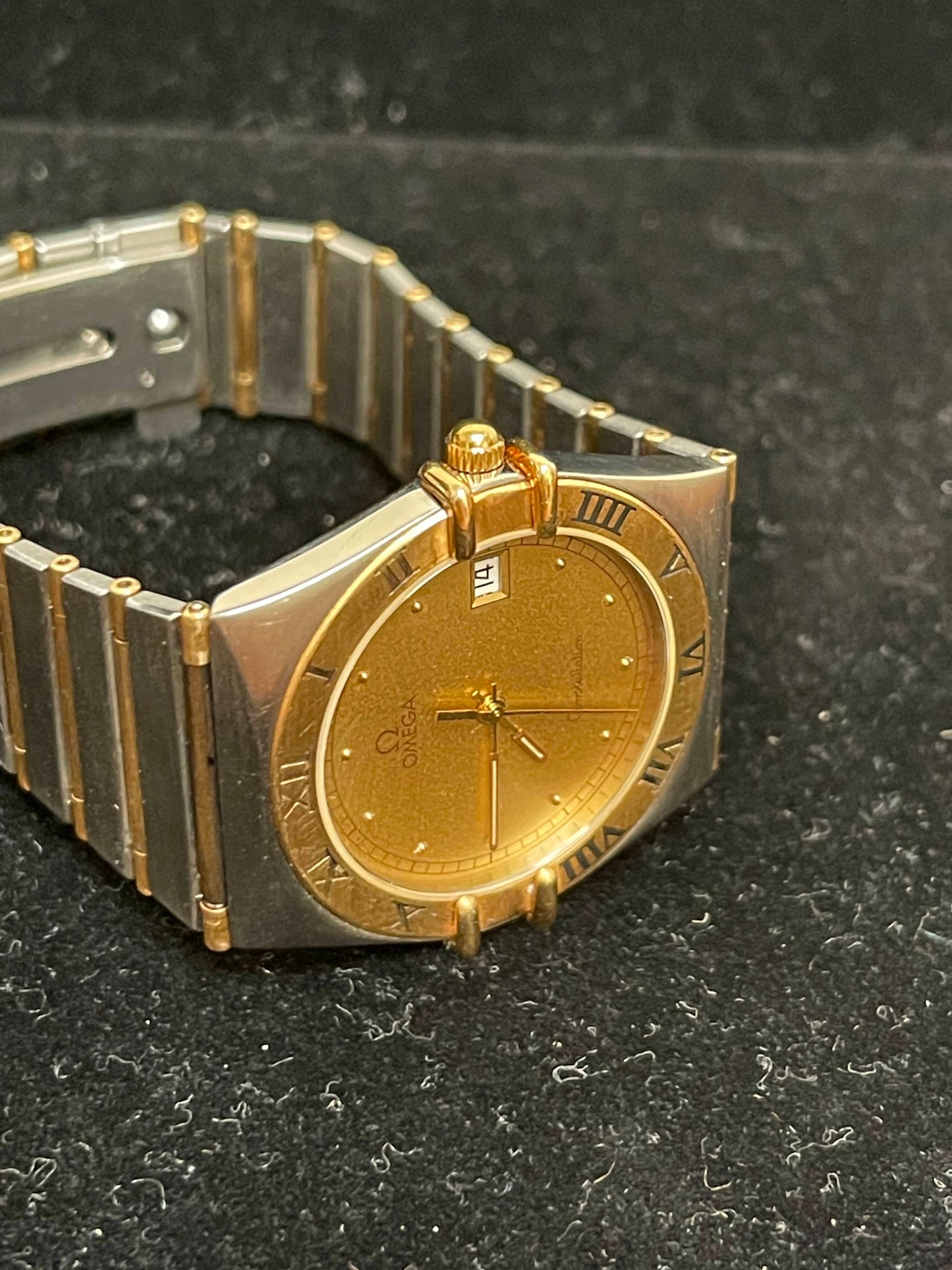 Omega Constellation 398.0876 Champagne Dial TT Bracelet No Papers 34mm