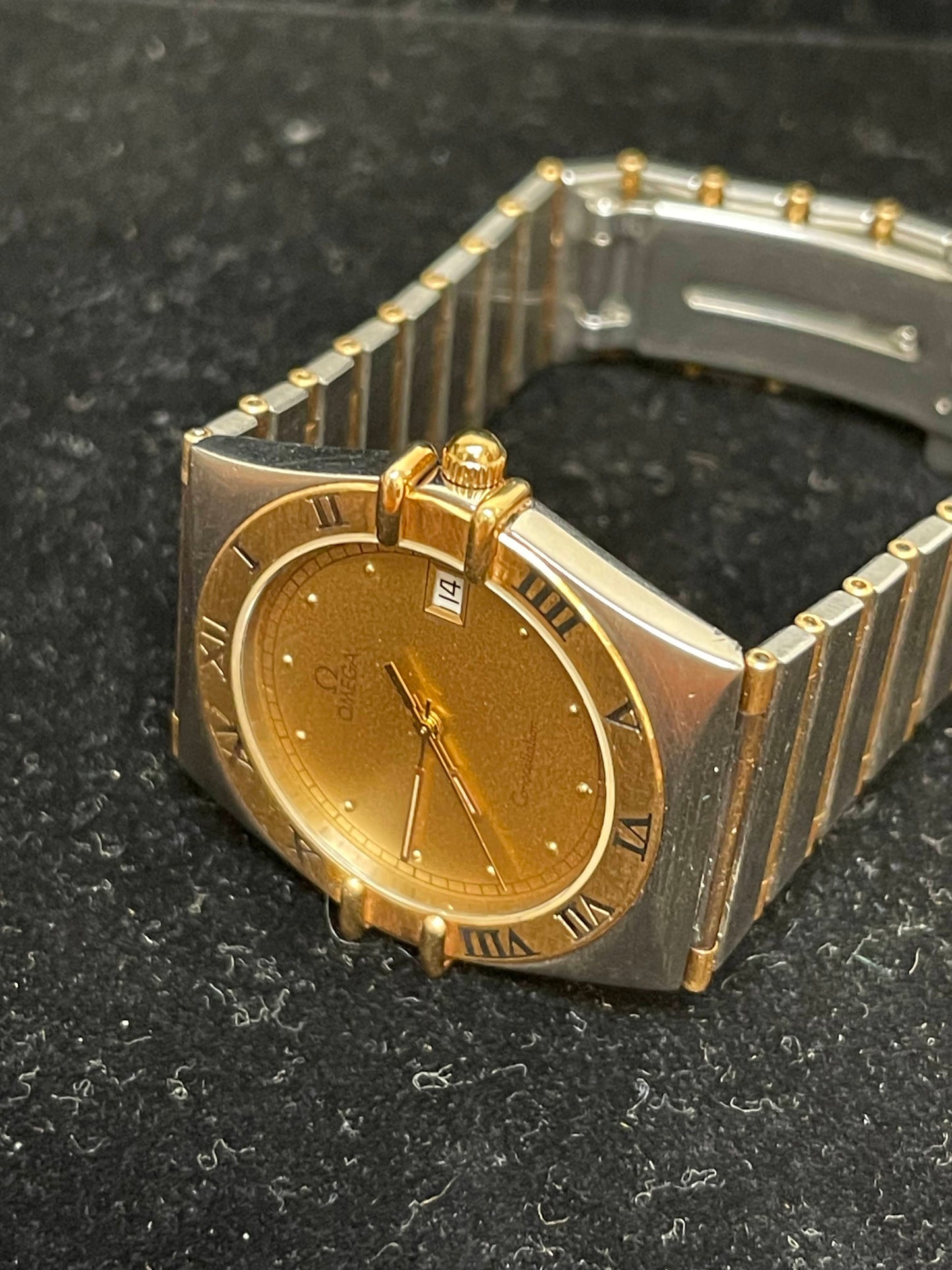 Omega Constellation 398.0876 Champagne Dial TT Bracelet No Papers 34mm