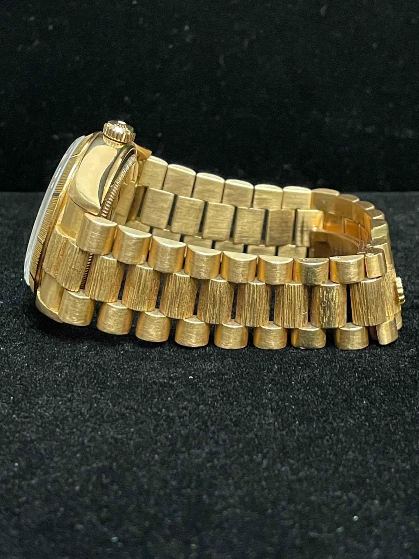 1986 Rolex Day-Date 18078 Lemon Roman Dial 18kt Bark President No Papers 36mm