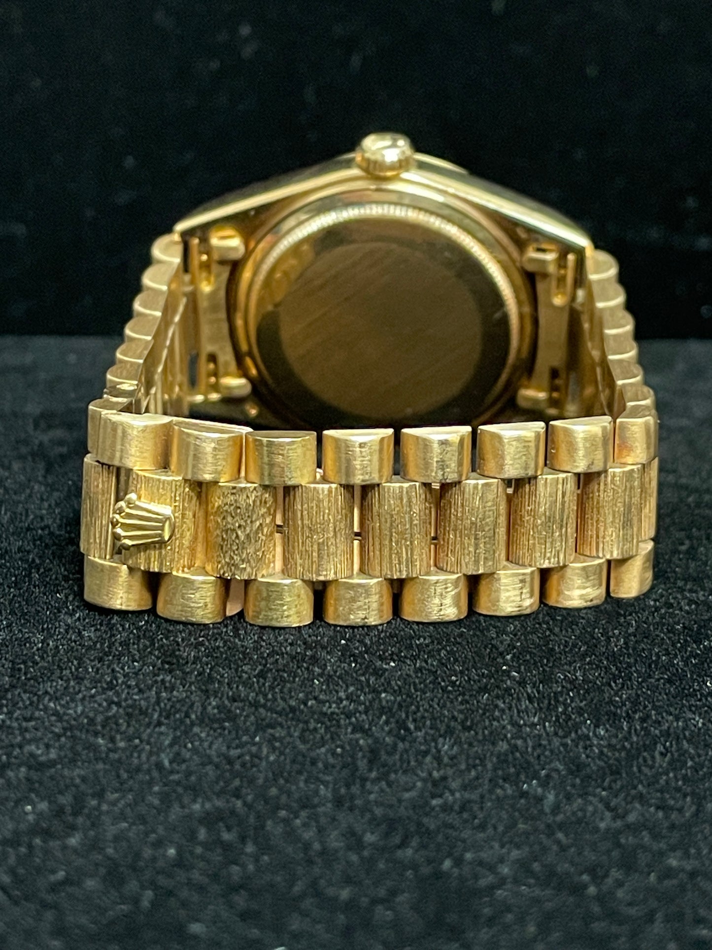 1986 Rolex Day-Date 18078 Lemon Roman Dial 18kt Bark President No Papers 36mm