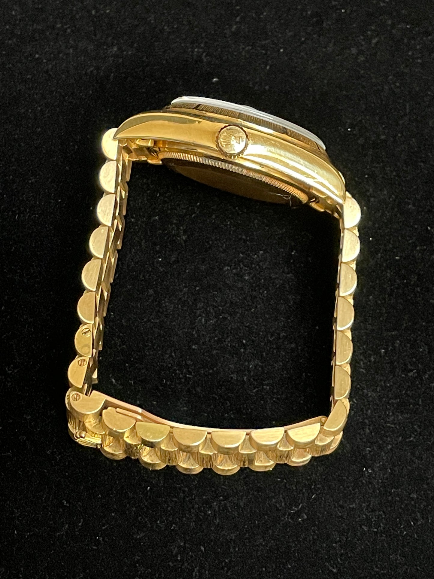 1986 Rolex Day-Date 18078 Lemon Roman Dial 18kt Bark President No Papers 36mm