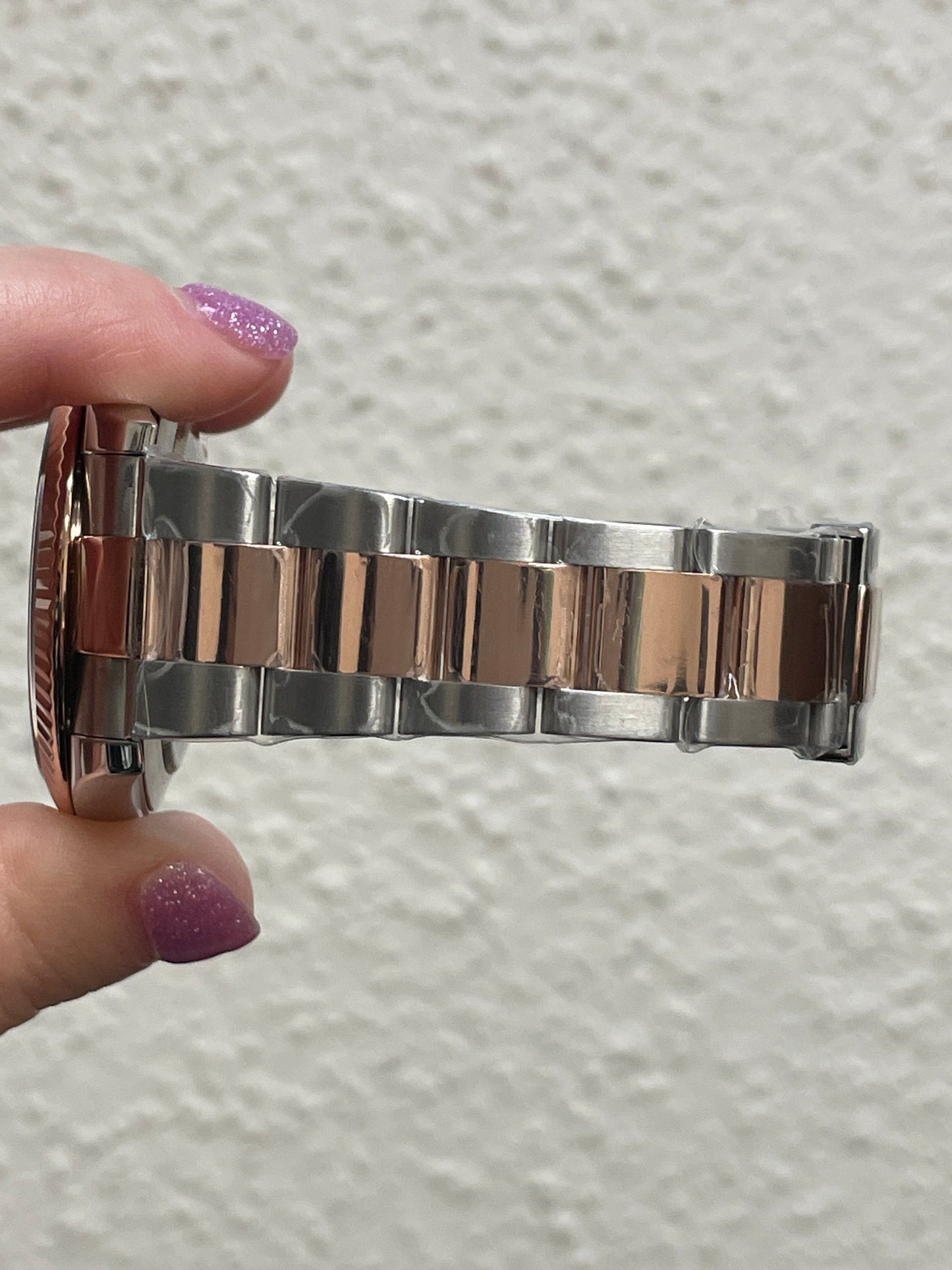 2020 Rolex Datejust 126331 Wimbledon Rose Dial TT Rose Gold With Papers 41mm