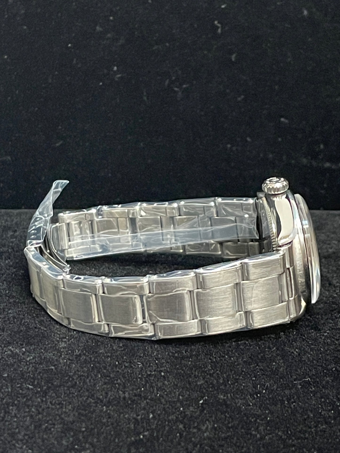 1962 Rolex Oysterdate Precision 6066 White Dial SS Rivet Bracelet No Papers 31mm