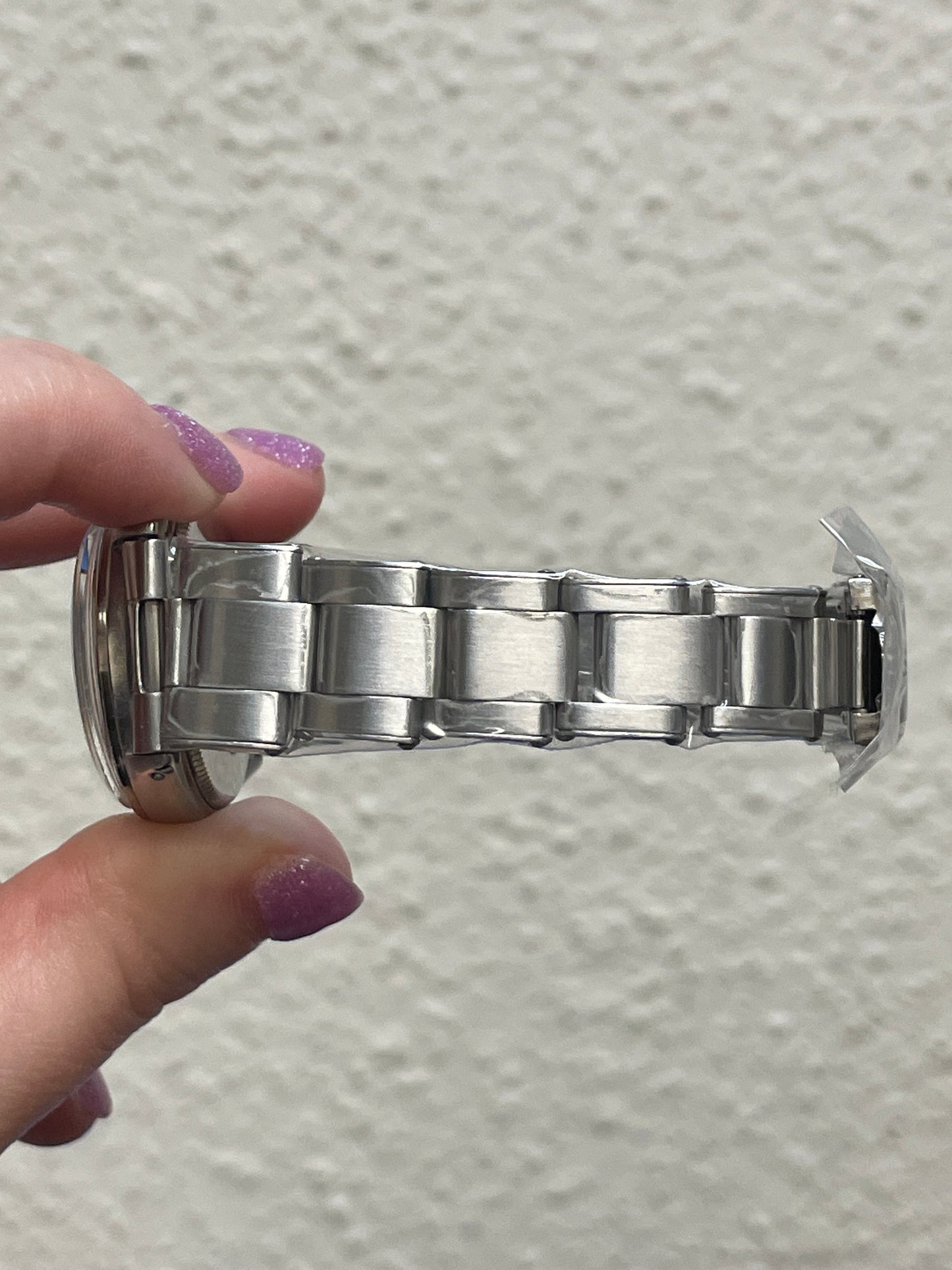 1962 Rolex Oysterdate Precision 6066 White Dial SS Rivet Bracelet No Papers 31mm