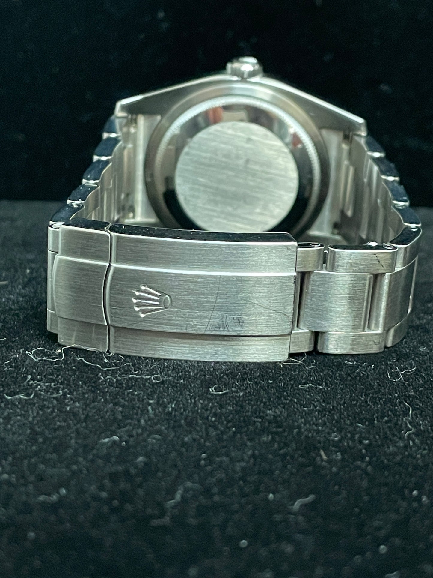 2014 Rolex Oyster Perpetual 116000 Blue Dial SS Oyster No Papers 36mm