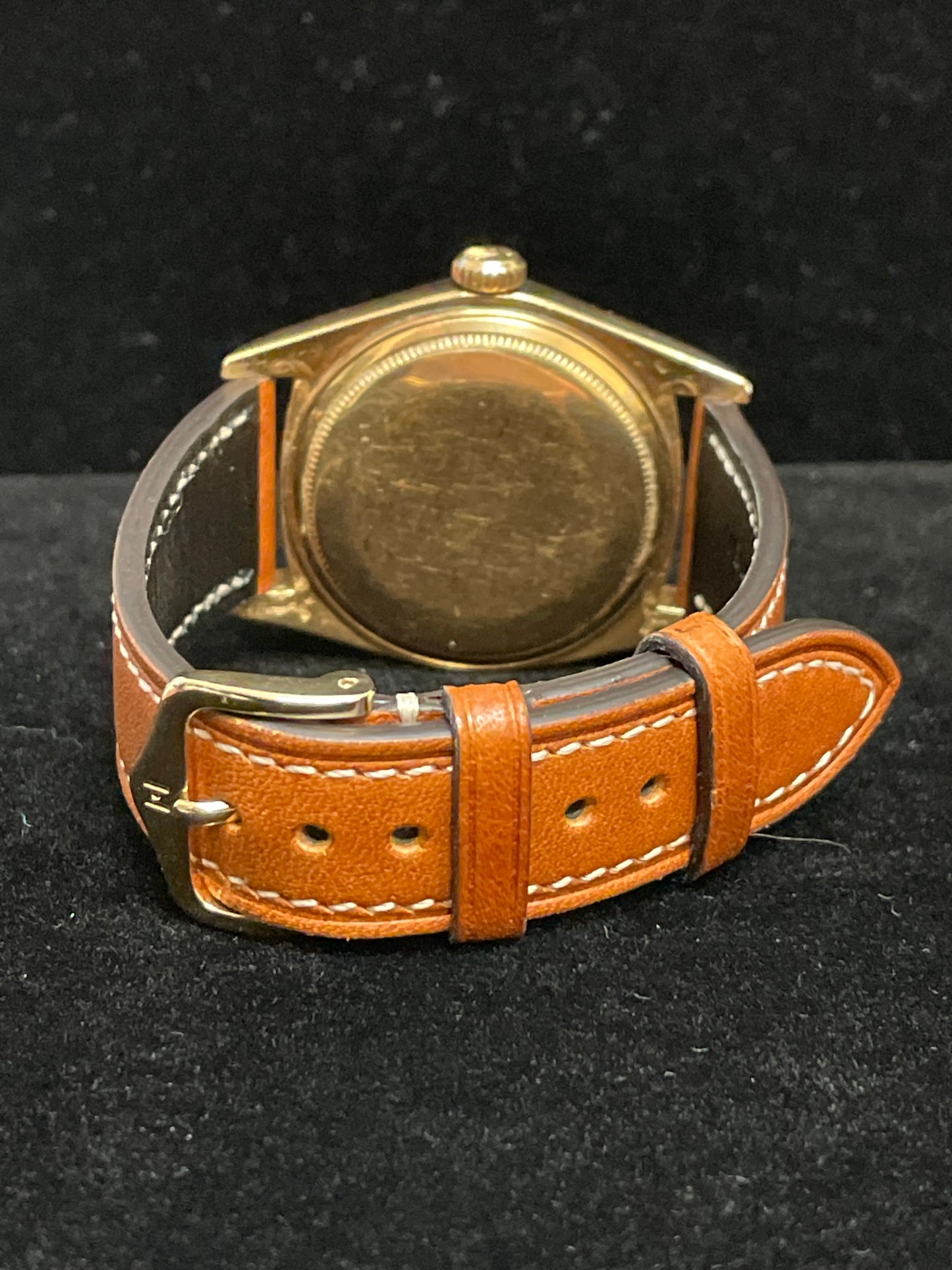 1979 Rolex Day Date 18038 Wood Dial Brown Leather Strap No papers 36mm