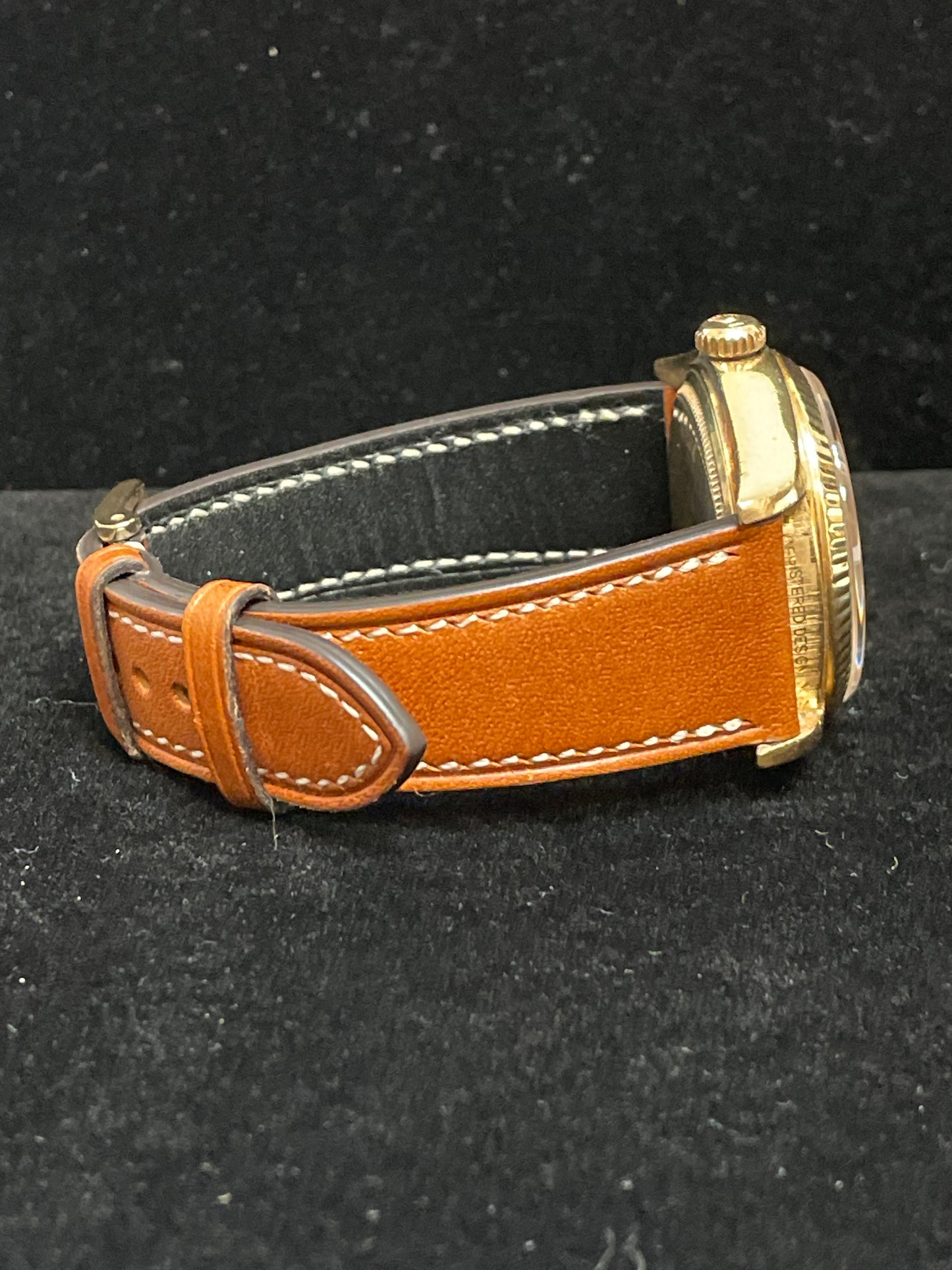 1979 Rolex Day Date 18038 Wood Dial Brown Leather Strap No papers 36mm
