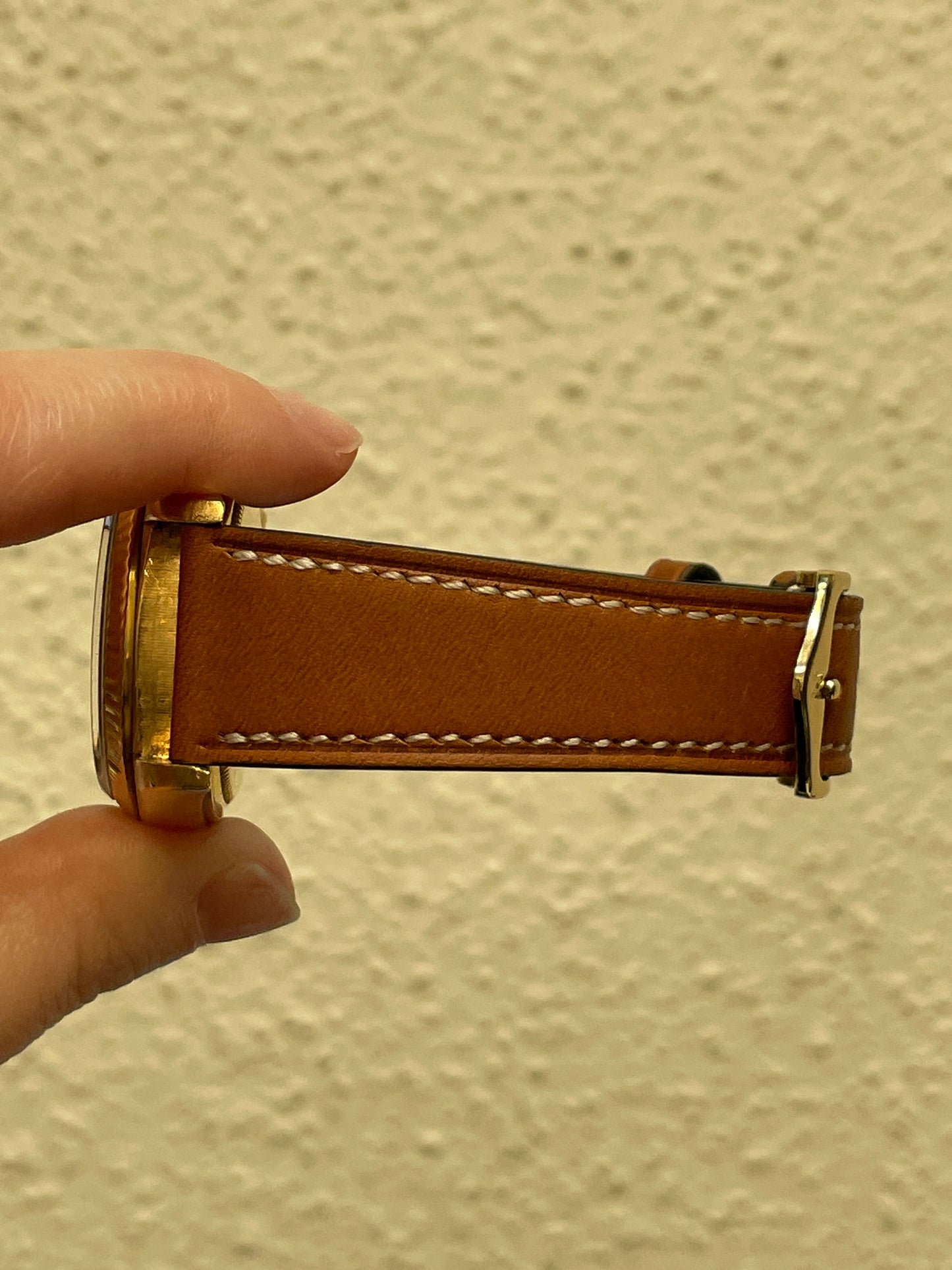 1979 Rolex Day Date 18038 Wood Dial Brown Leather Strap No papers 36mm