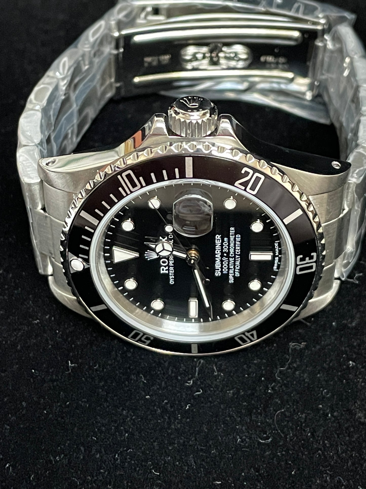 1987 Rolex Submariner Date Tripple 168000 Black Dial SS Oyster No Papers 40mm