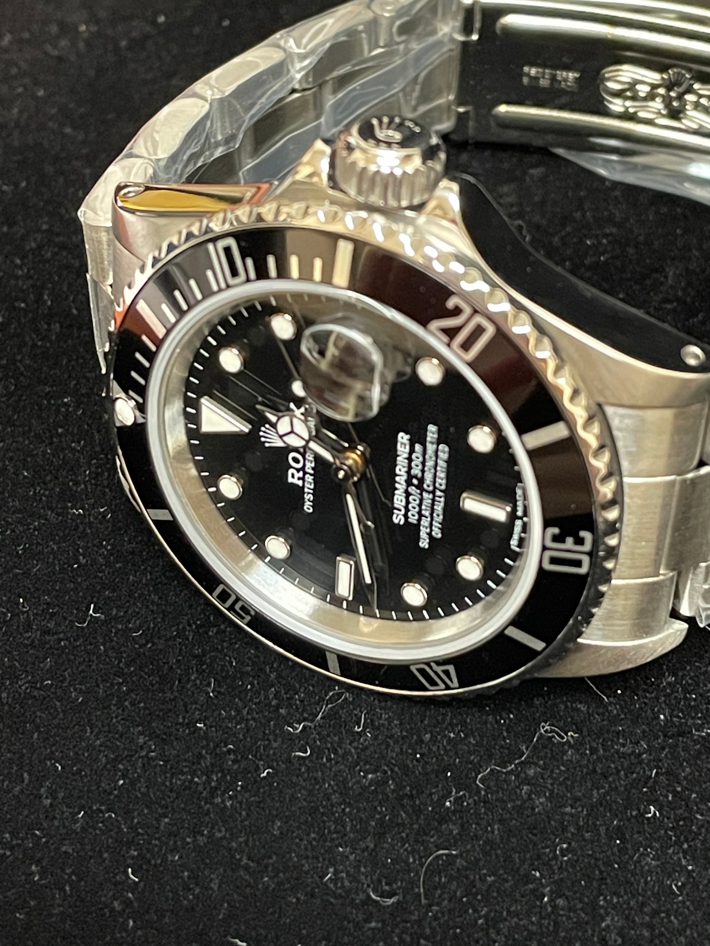 1987 Rolex Submariner Date Tripple 168000 Black Dial SS Oyster No Papers 40mm
