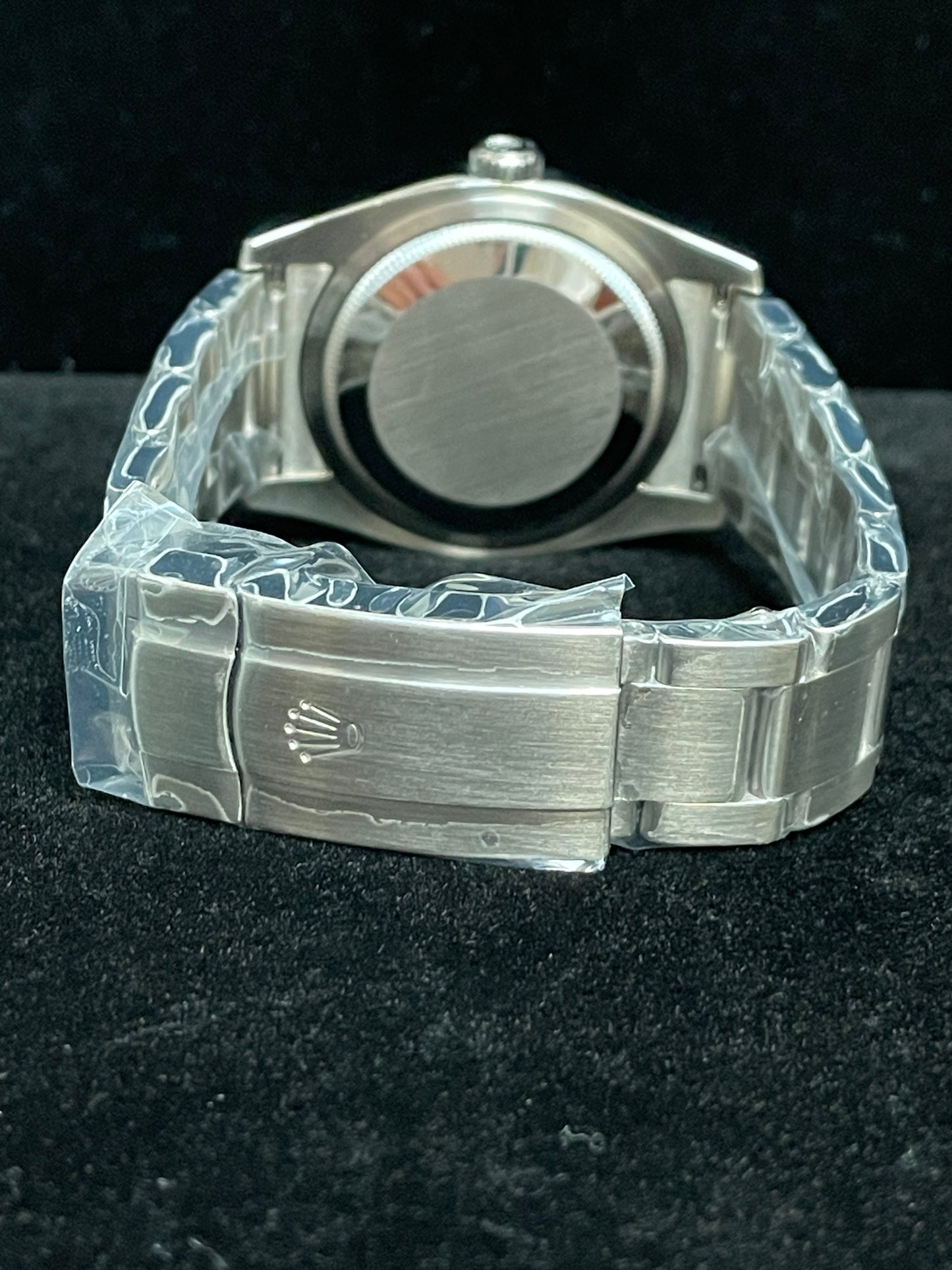 2013 Rolex Oyster Perpetual 116000 Blue Dial SS Oyster With Papers 36mm