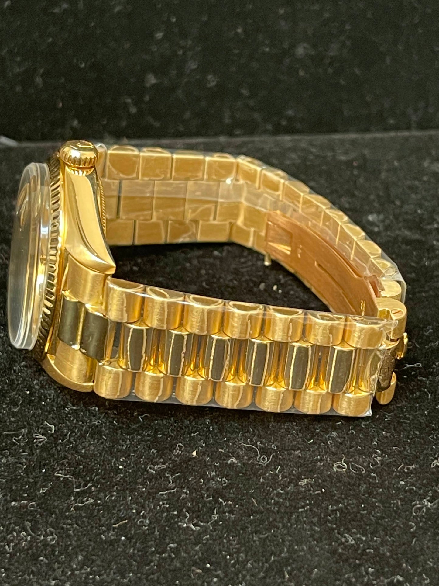 1976 Rolex Day-Date 1803 Champagne Tapestry Diamond Dial No Papers 36mm